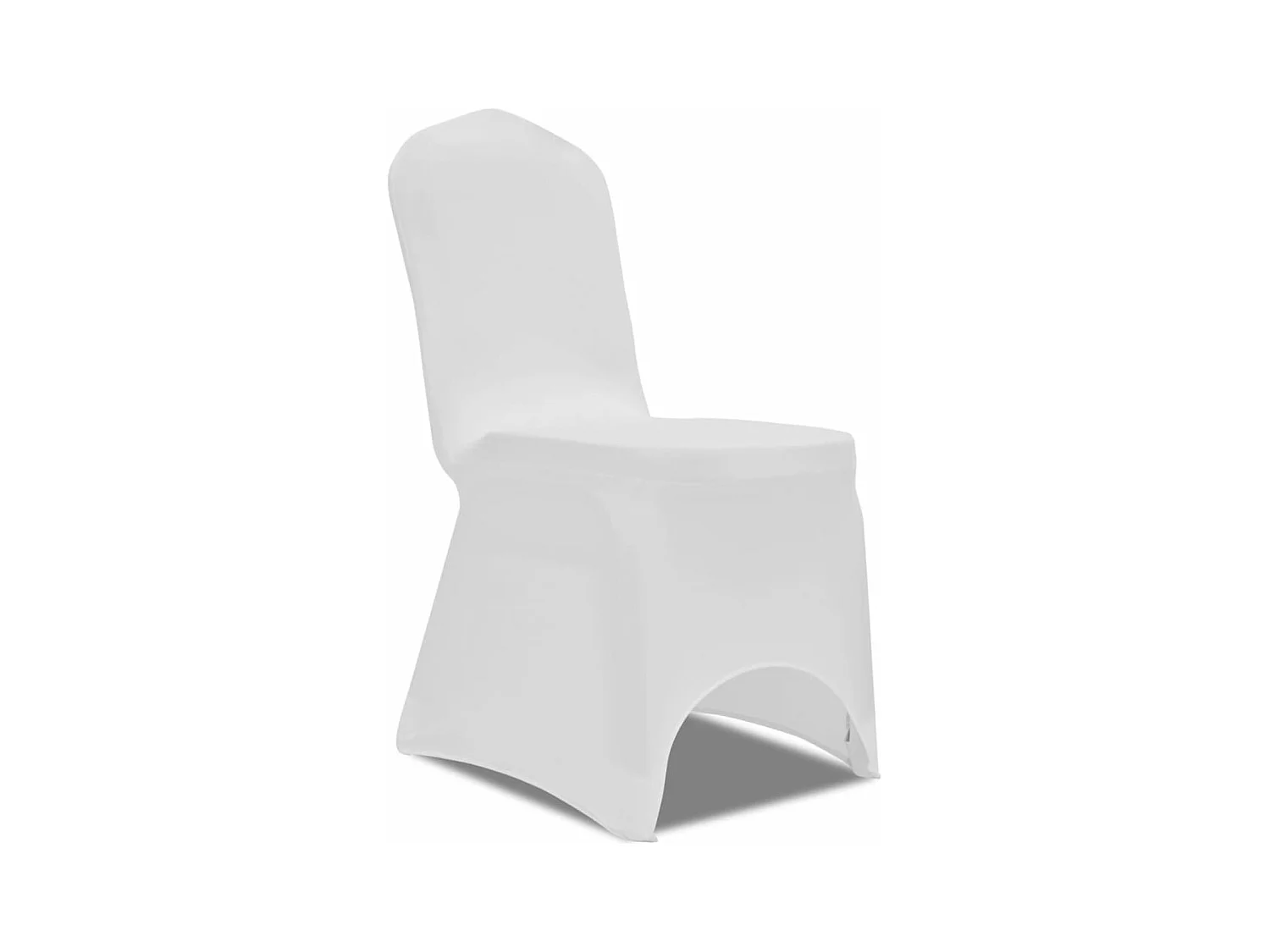 Housse blanche extensible pour chaise 50 pièces FR342910