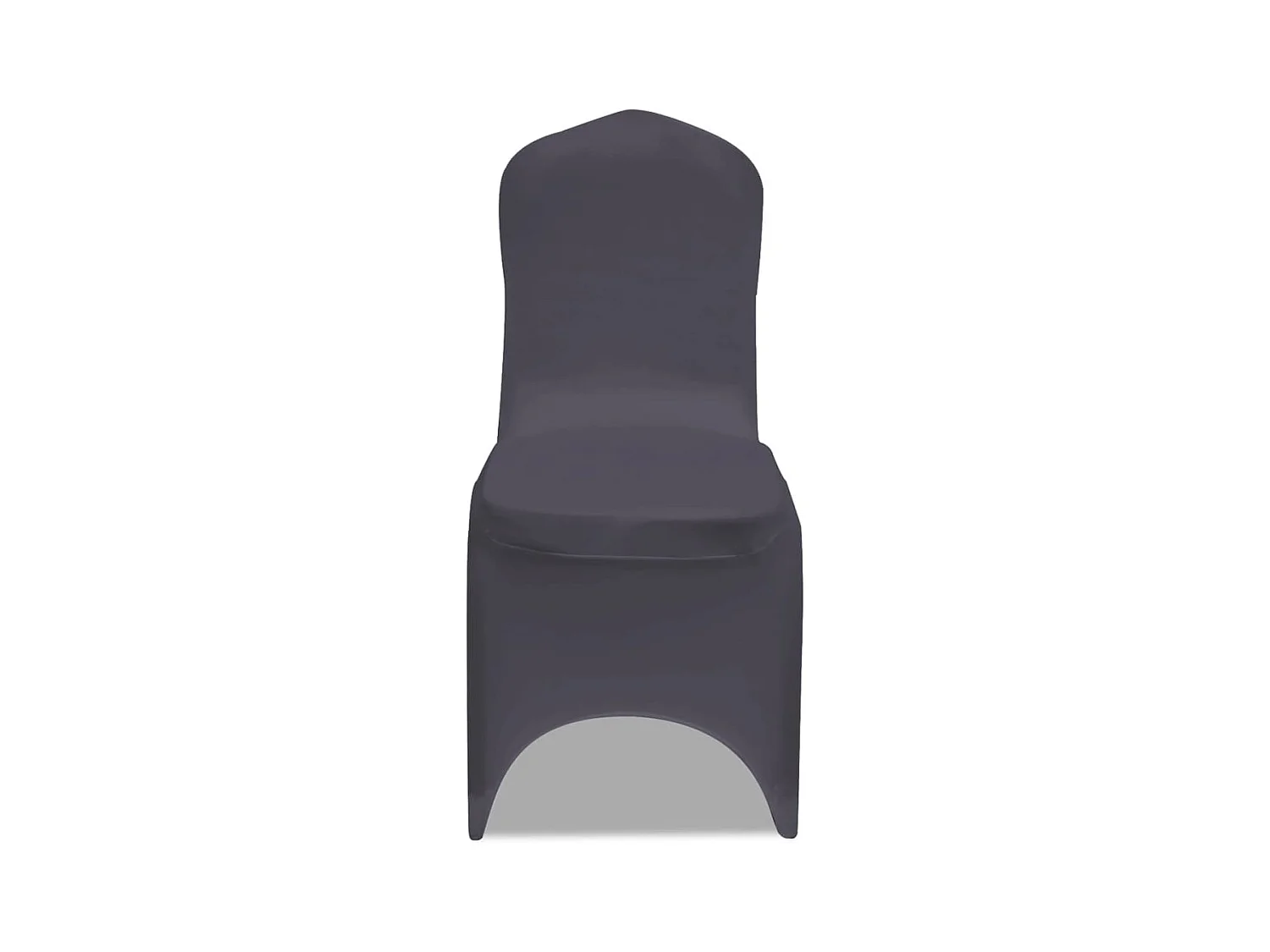 Funda de silla elástica 4 unidades gris antracita ES122034