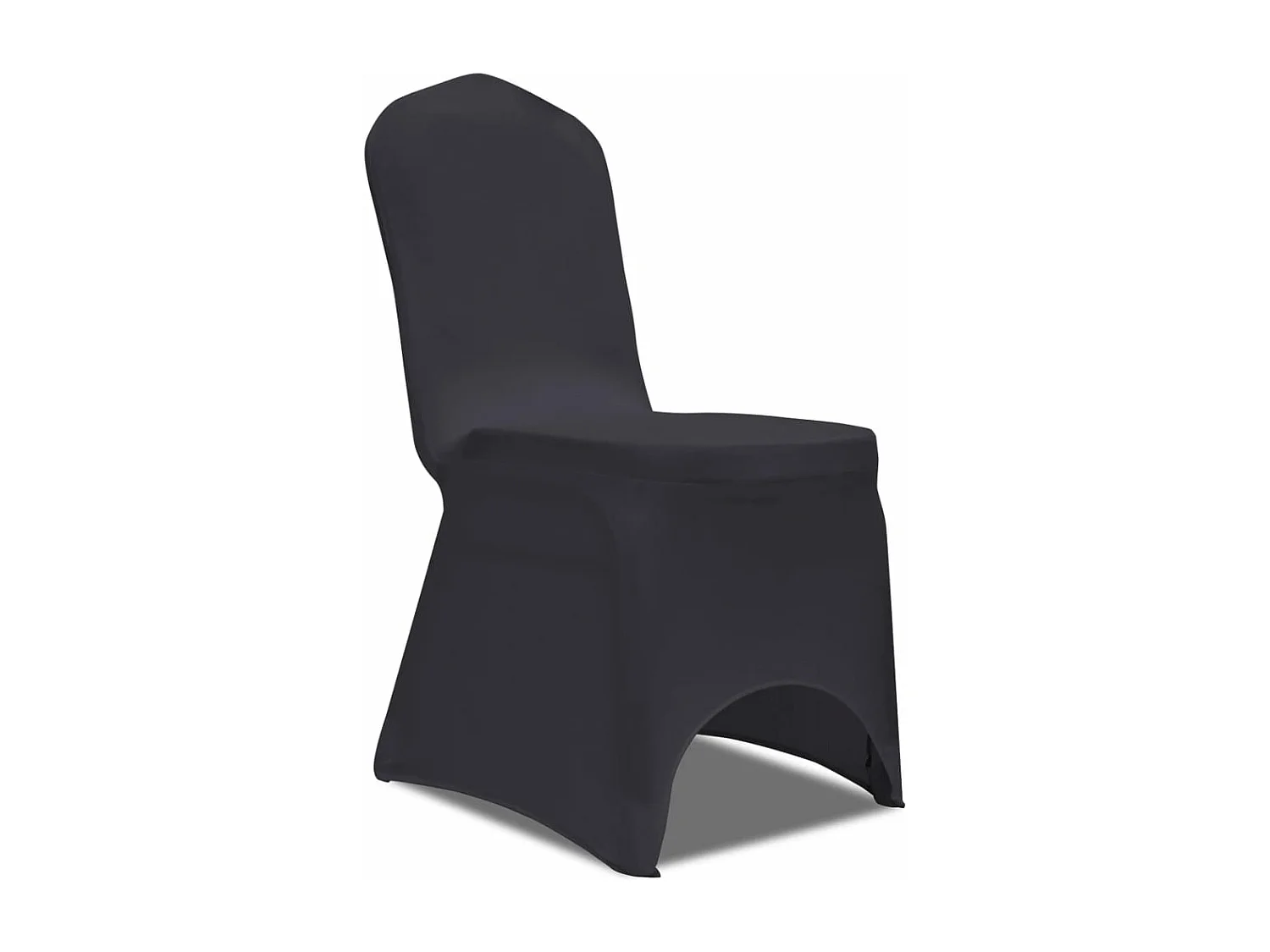 Funda de silla elástica 4 unidades gris antracita ES122034