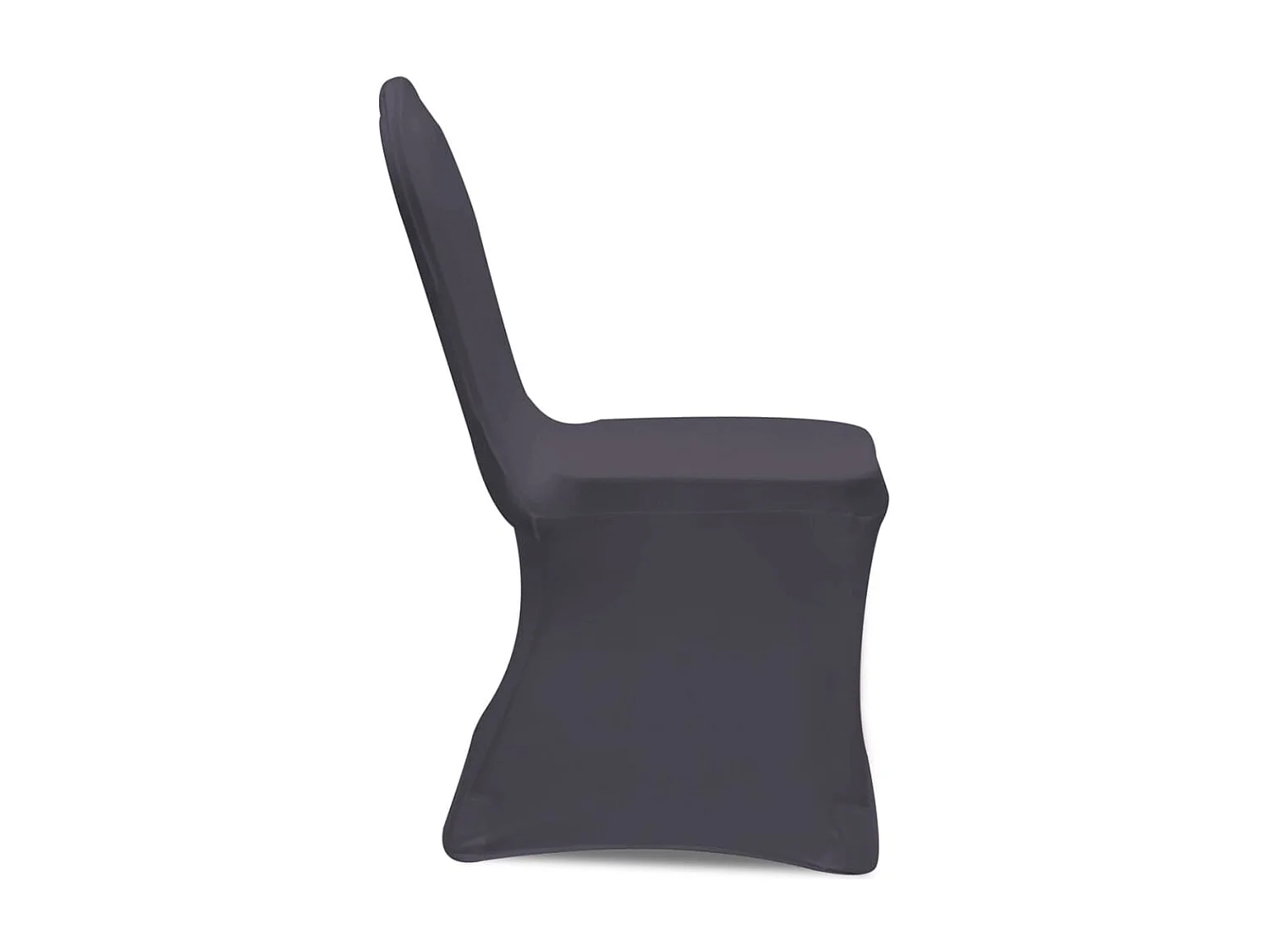 Funda de silla elástica 4 unidades gris antracita ES122034