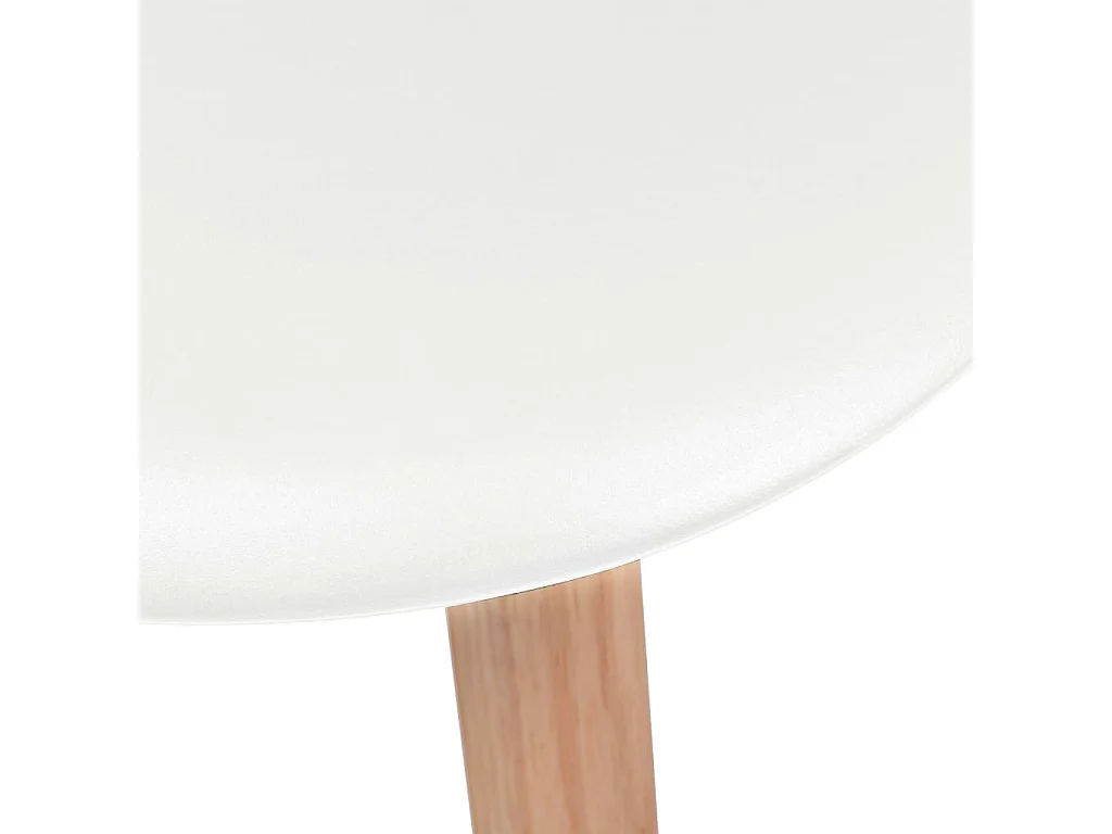 Lot de 6 Chaises à manger Blanc Plastique FR592439