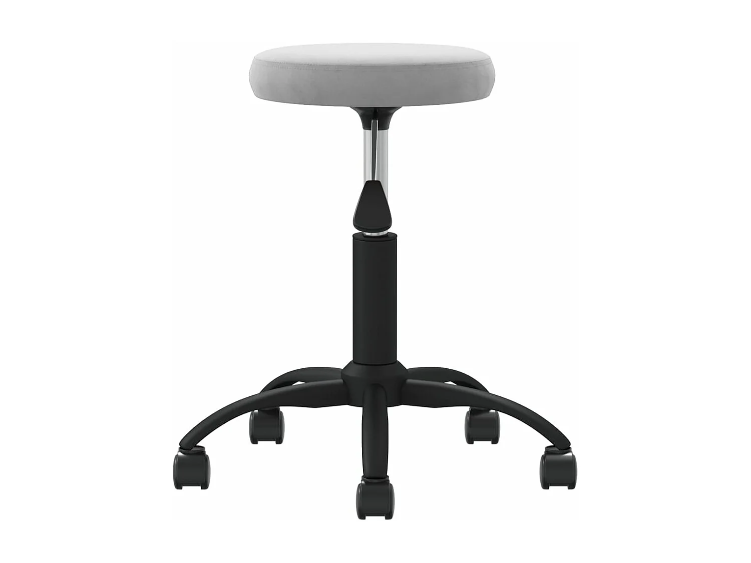 Chaise de salle à manger Gris clair Velours FR917629