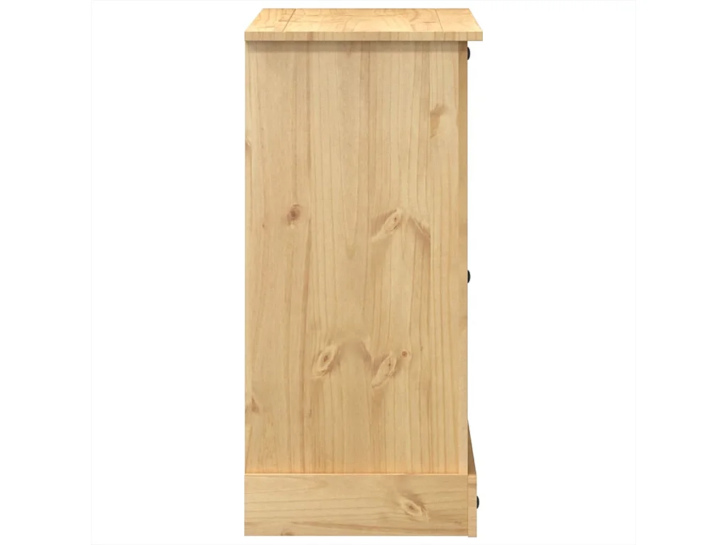 Cómoda cajonera Corona madera maciza de pino 110x43x91 cm ES930810