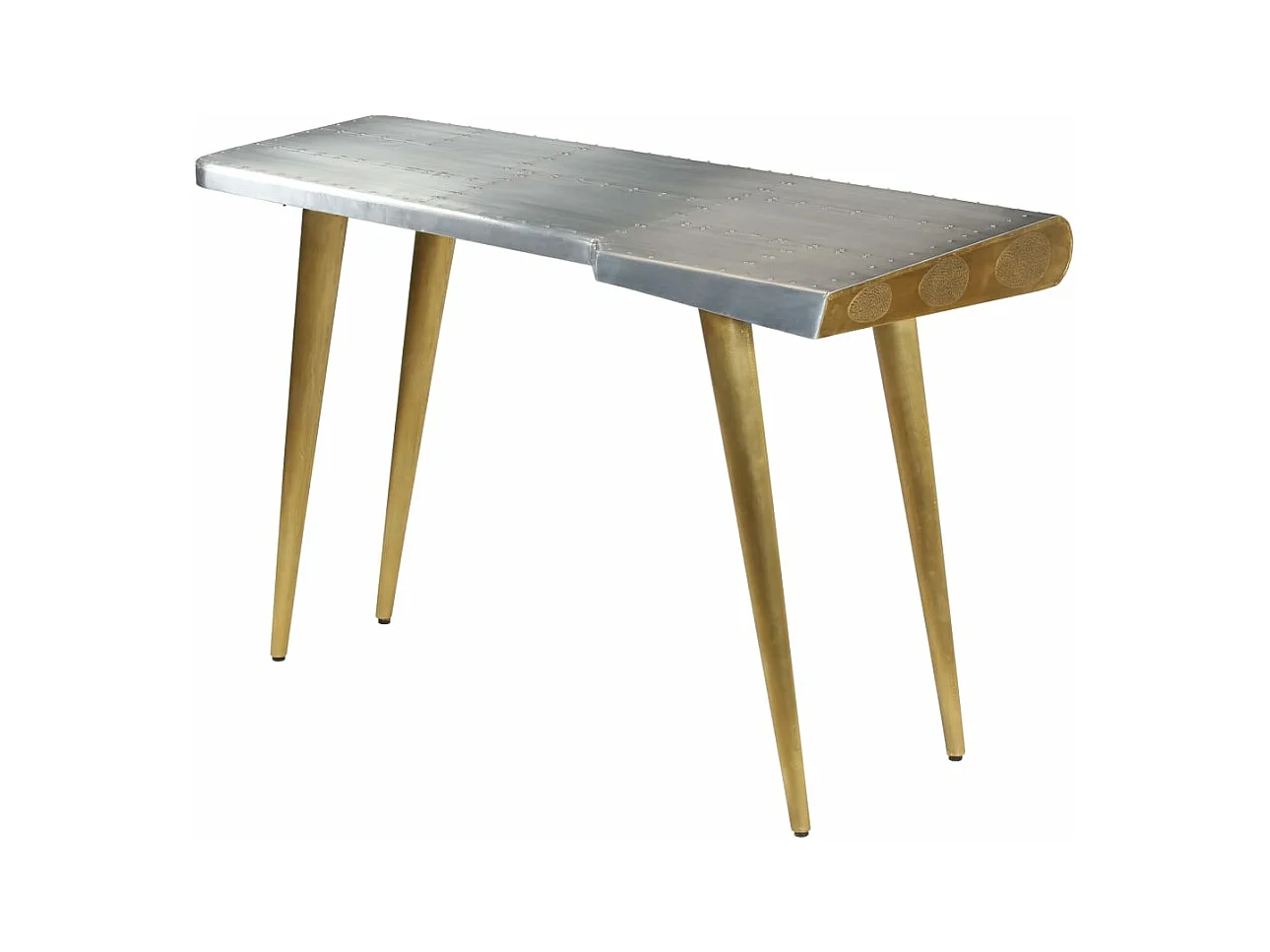 Bureau Aviator vintage style aviateur 120 x 60 x 76 cm FR38454