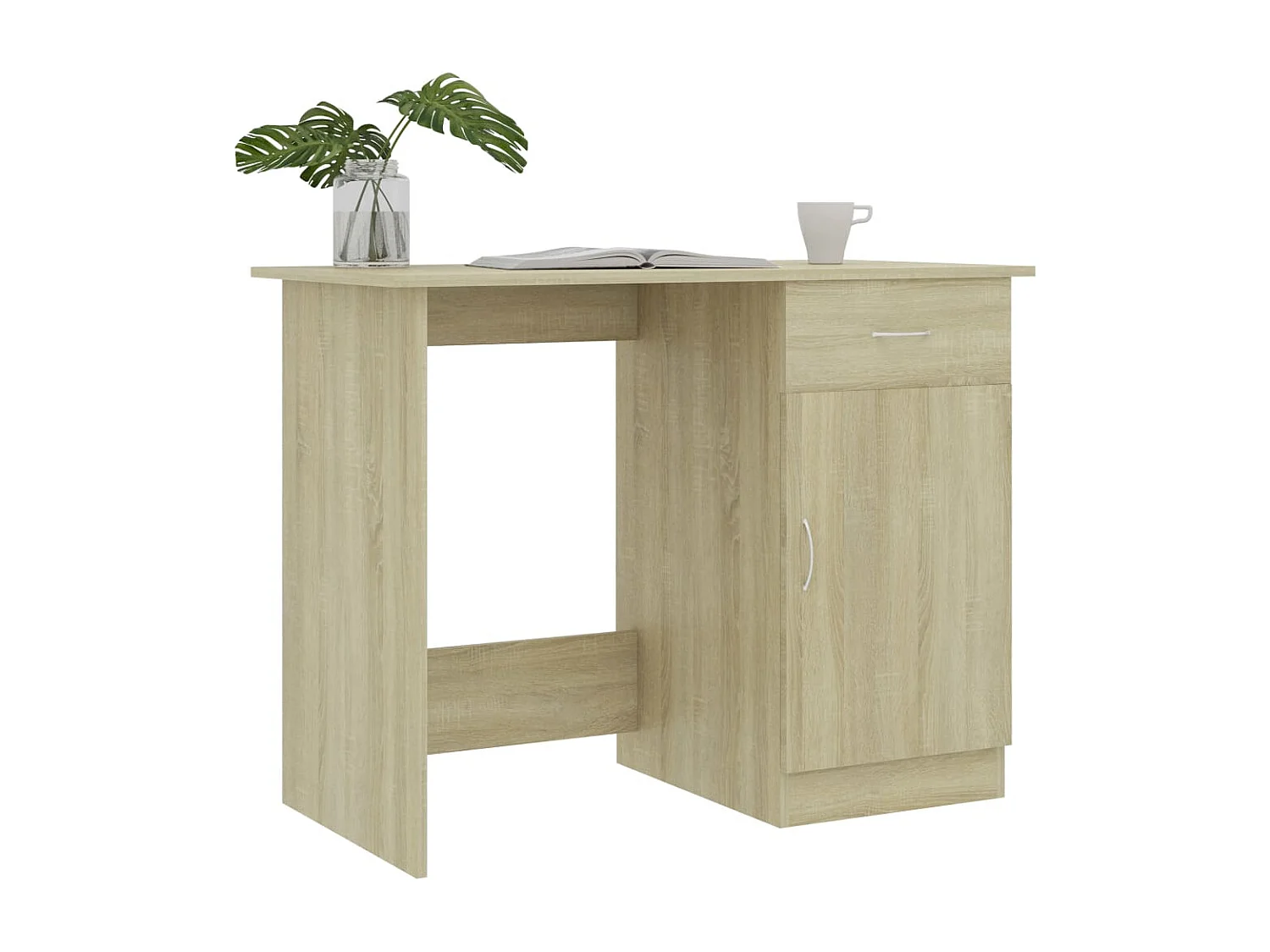 Bureau Chêne sonoma 100x50x76 cm Bois d’ingénierie FR79063