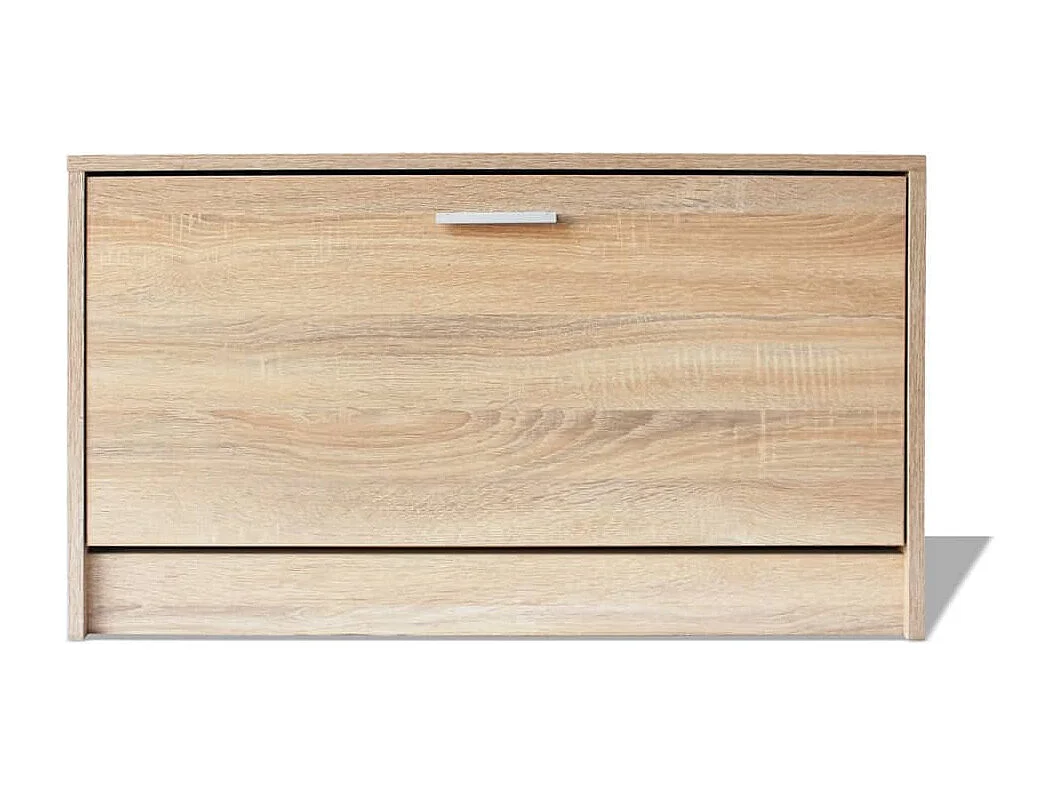 Bureau avec tiroir et placard Chêne 100x40x73 cm FR65988