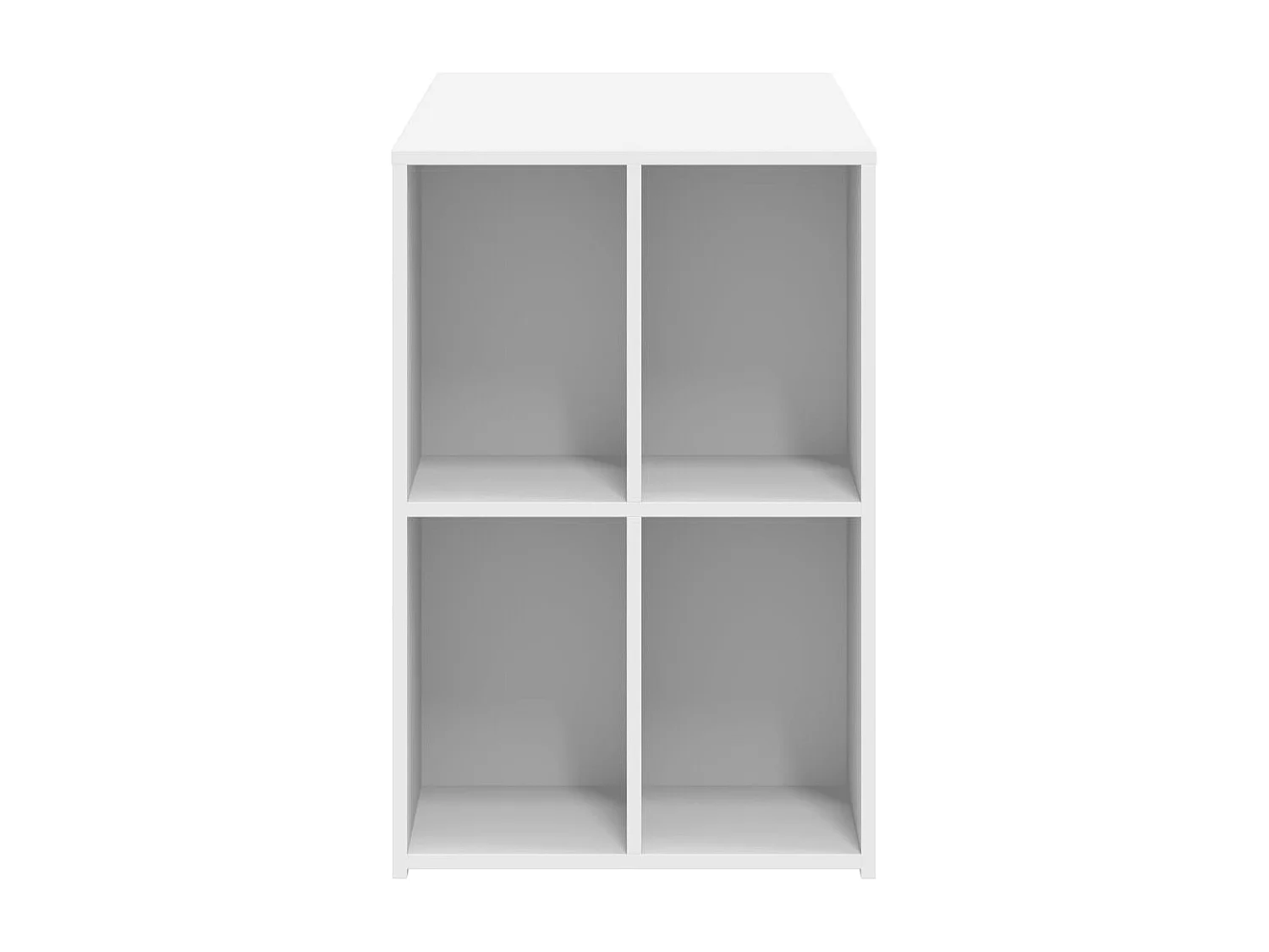 Bureau blanc 102x50x75 cm bois d'ingénierie FR23351