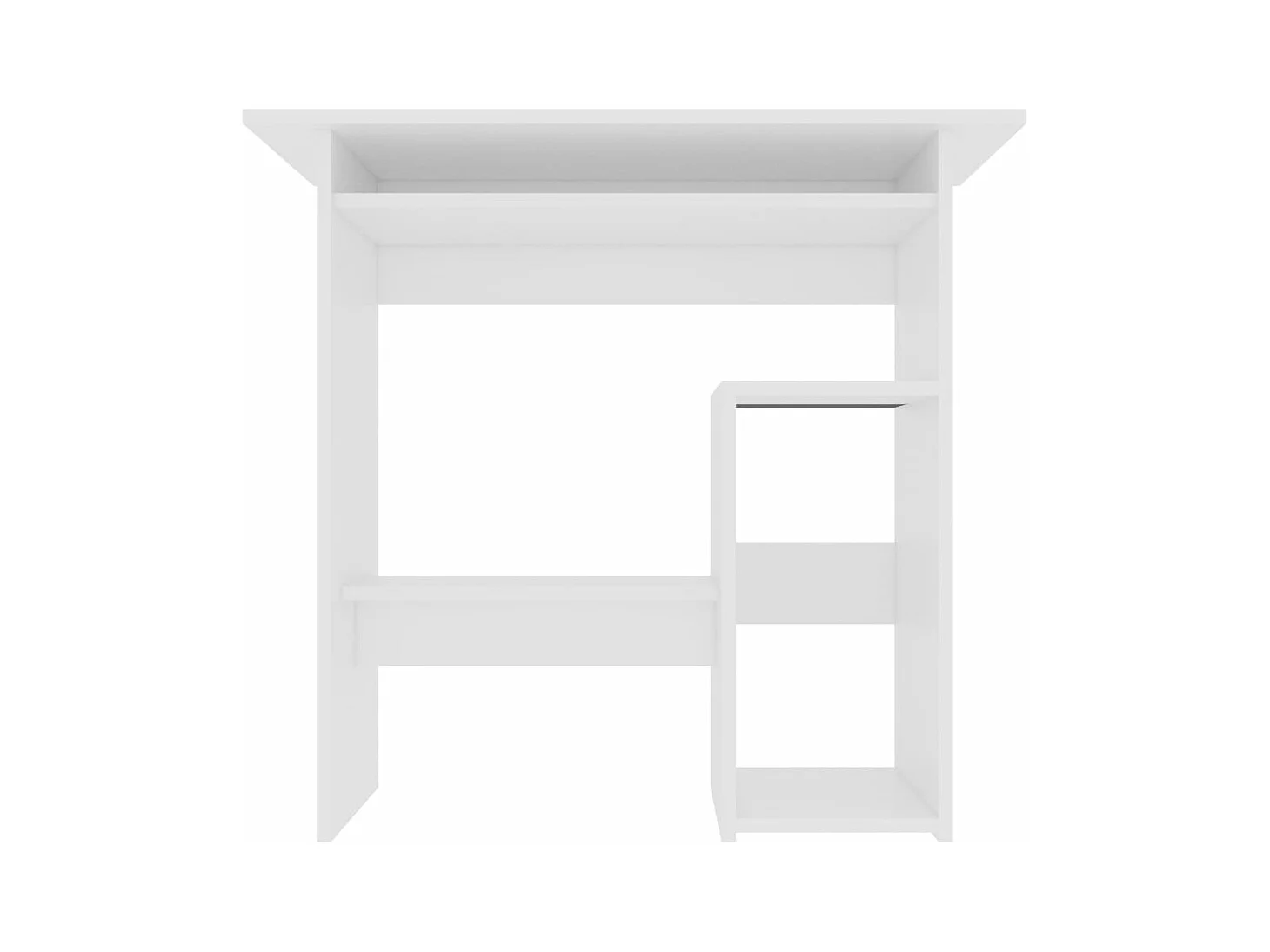 Bureau Blanc 80x45x74 cm Bois d’ingénierie FR57687