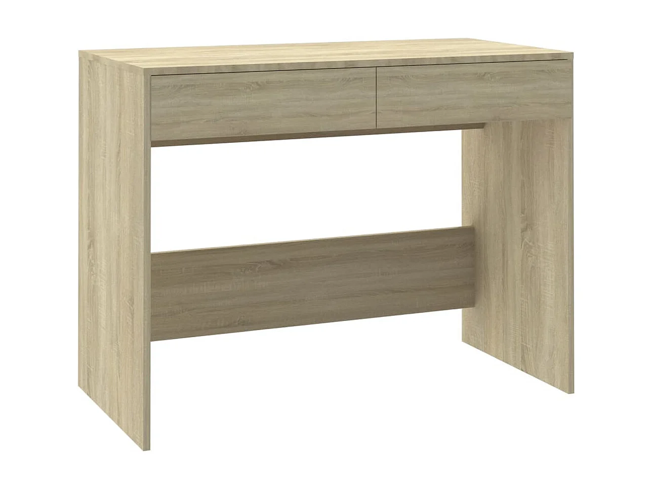 Escritorio de madera contrachapada roble Sonoma 101x50x76,5 cm ES891904