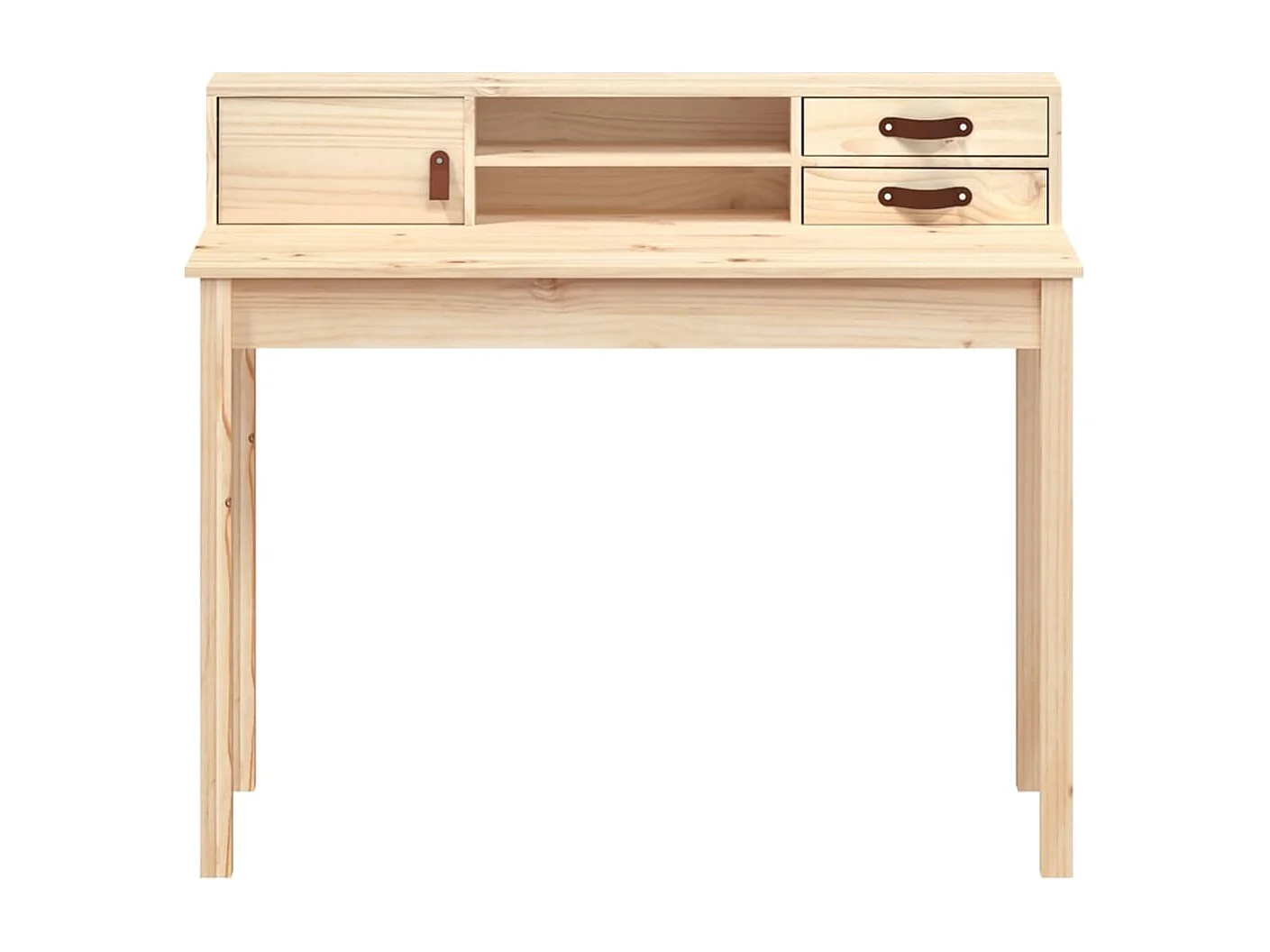 Bureau 110x50x93 cm massief grenenhout BE757616