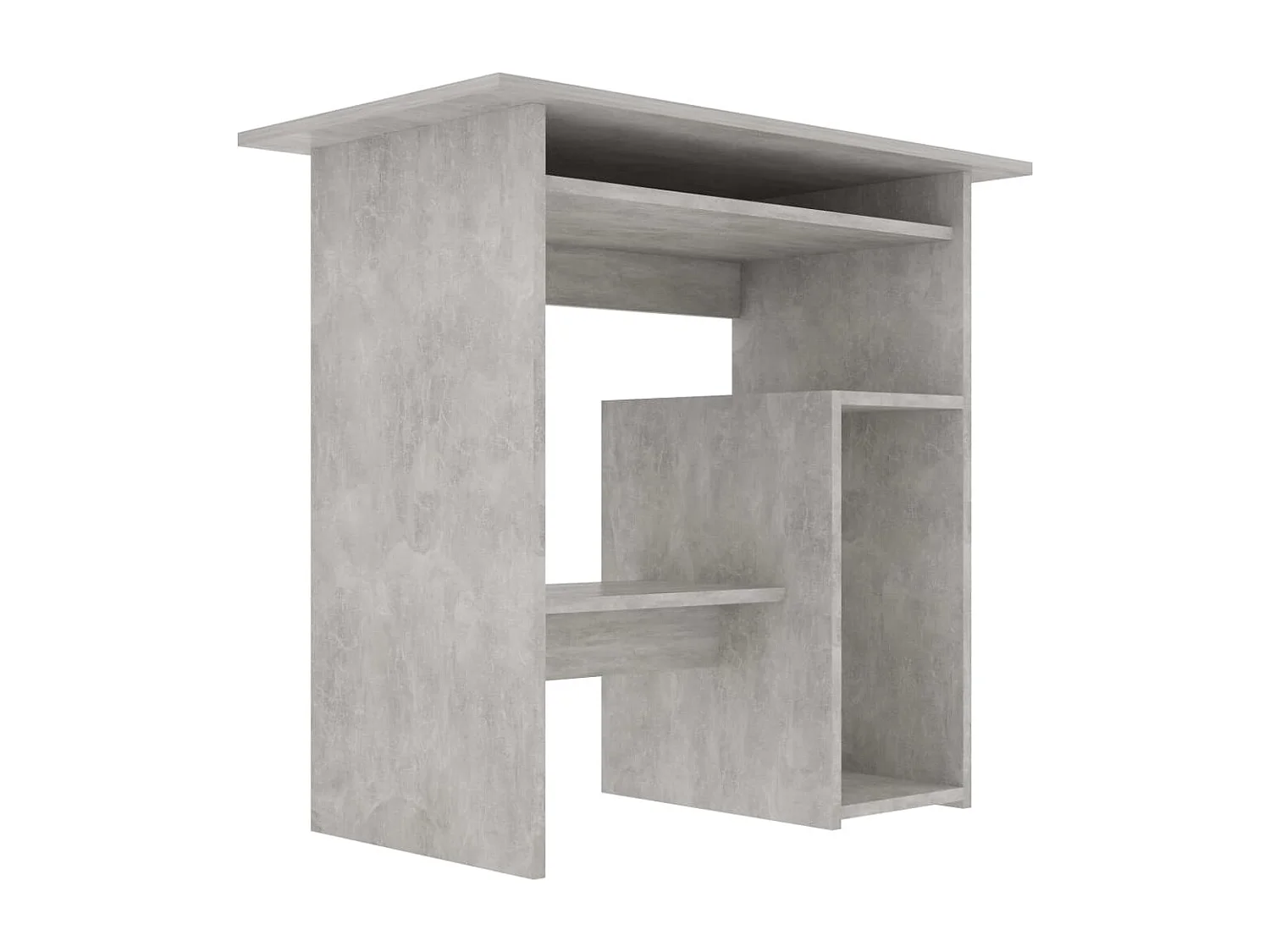 Bureau Gris béton 80x45x74 cm Bois d’ingénierie FR90086