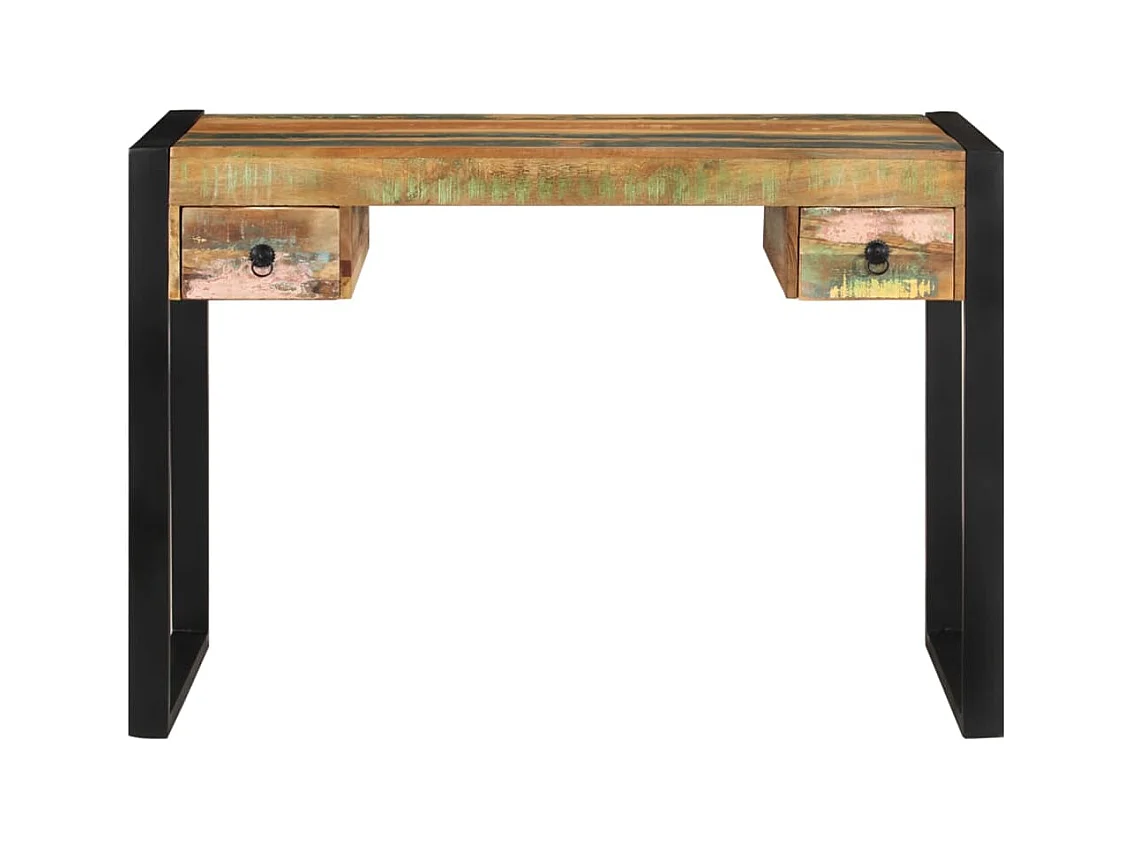 Bureau massief gerecycled hout BE914282