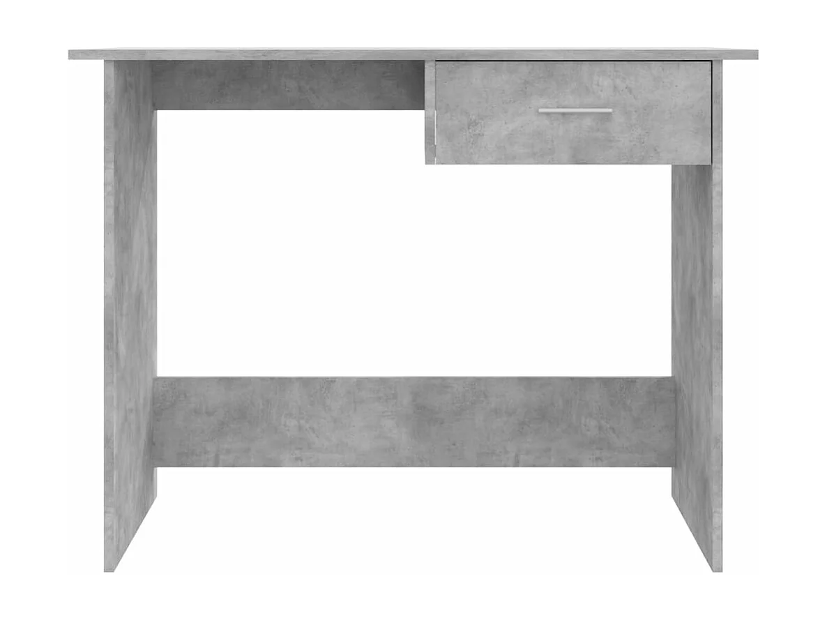 Bureau Gris béton 100x50x76 cm Bois d’ingénierie FR94033