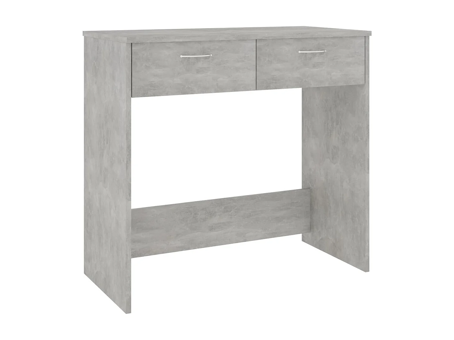 Bureau Gris béton 80x40x75 cm Bois d’ingénierie FR72463
