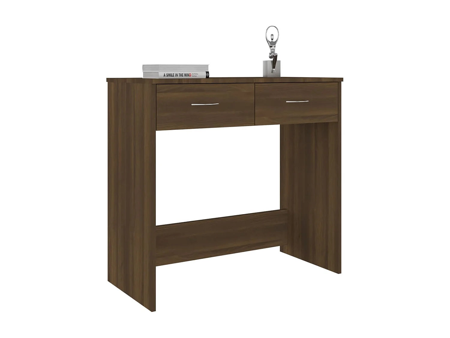 Bureau Chêne marron 80x40x75 cm Bois d'ingénierie FR25409