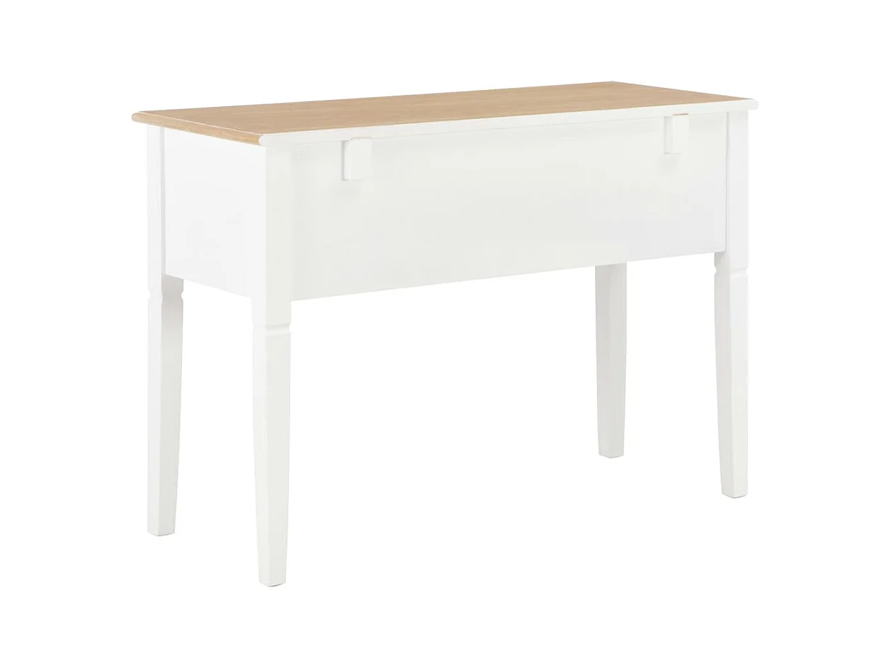 Bureau Blanc 109,5 x 45 x 77,5 cm Bois FR37361