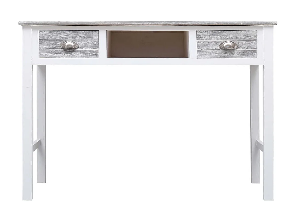 Bureau Gris 110x45x76 cm Bois FR45850