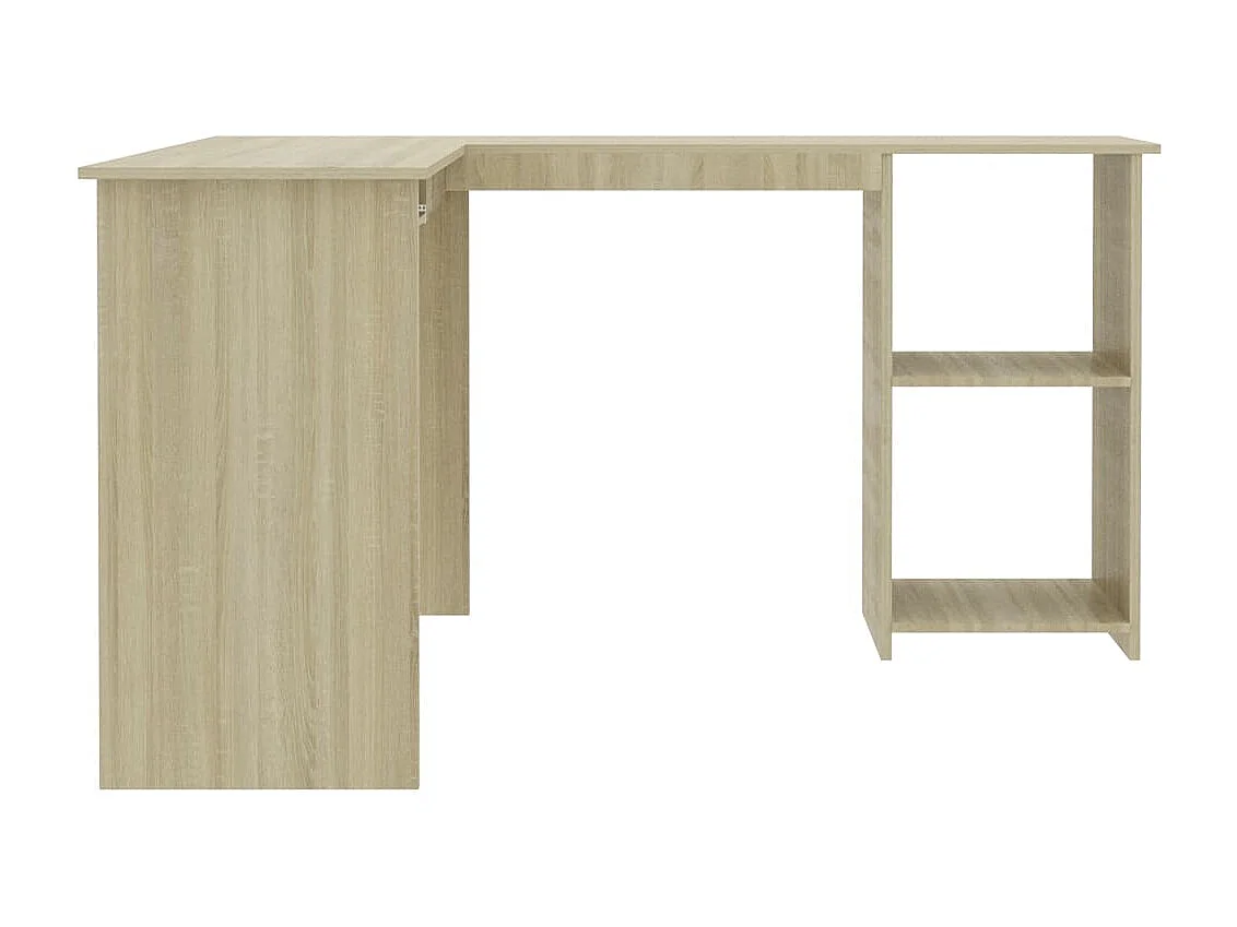 Bureau d'angle en forme de L Chêne sonoma Bois d'ingénierie FR53580
