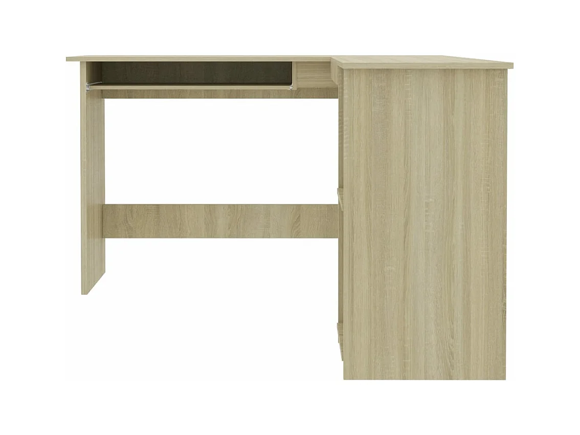 Bureau d'angle en forme de L Chêne sonoma Bois d'ingénierie FR53580