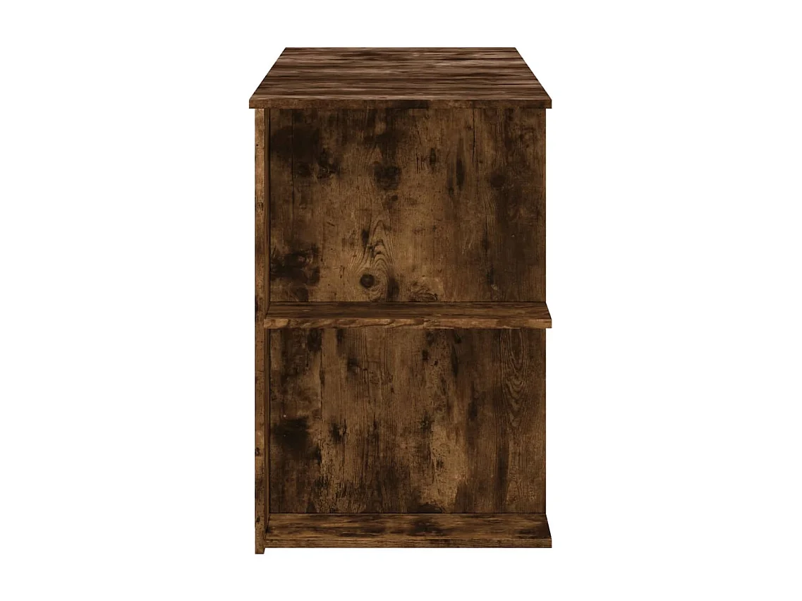 Bureau chêne fumé 140x50x75 cm bois d'ingénierie FR16501