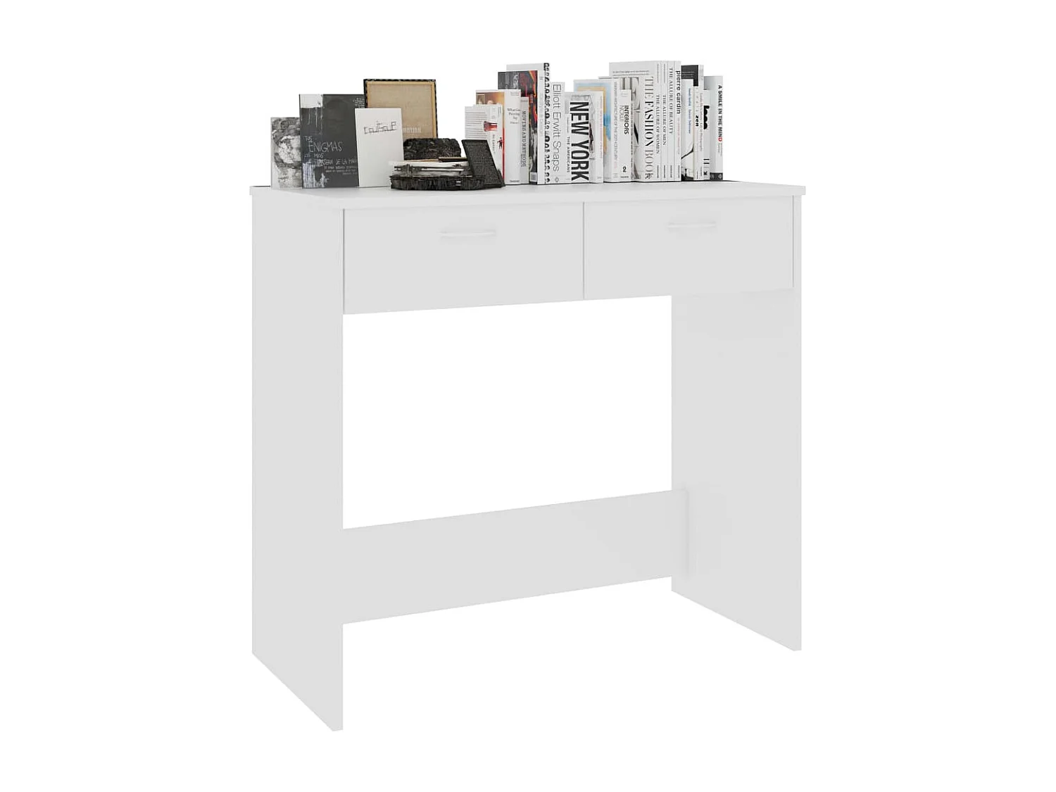 Bureau Blanc 80x40x75 cm Bois d'ingénierie FR48590
