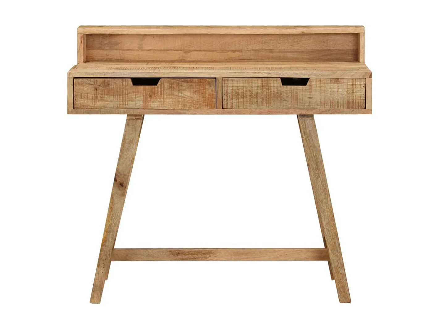 Bureau 100x45x90 cm Bois de manguier brut solide FR66686