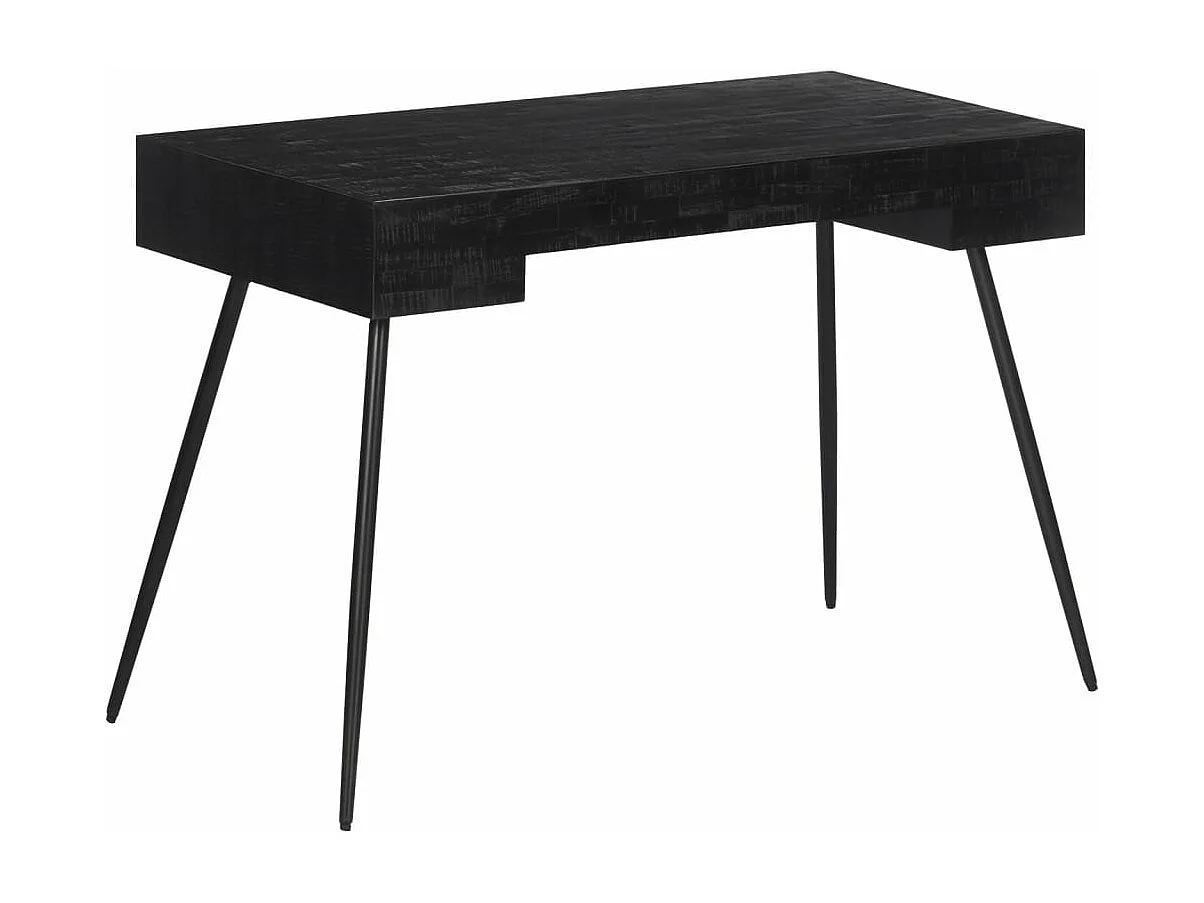 Secretária 117x56,5x75 cm madeira de teca recuperada maciça PT569193