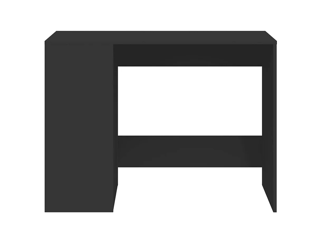 Bureau noir 102x50x75 cm bois d'ingénierie FR81812