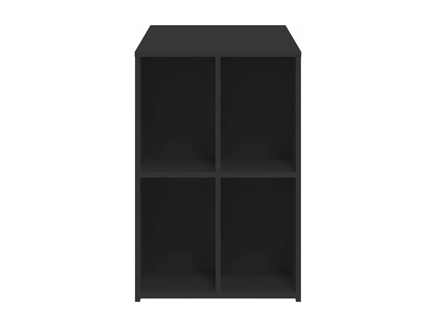 Escritorio de madera de ingeniería negro 102x50x75 cm ES551929