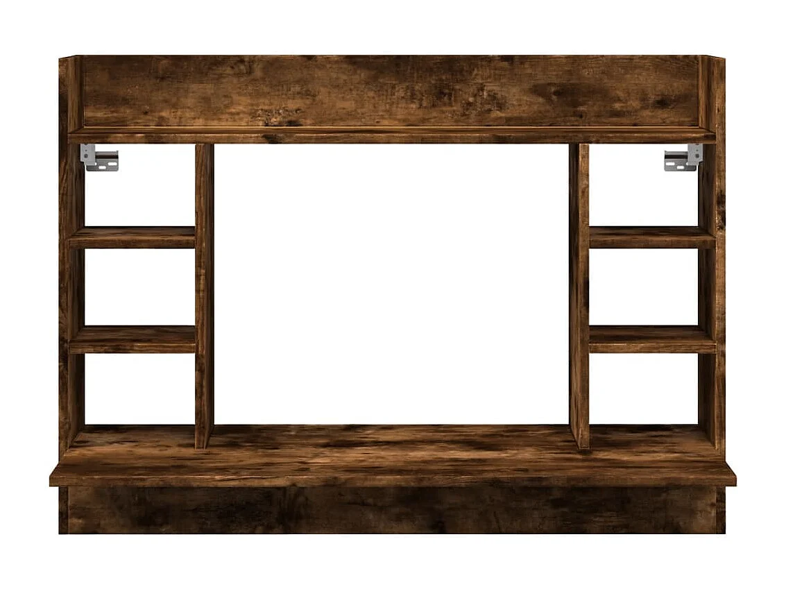 Escritorio de pared madera ingeniería roble ahumado 105x48x75cm ES481394