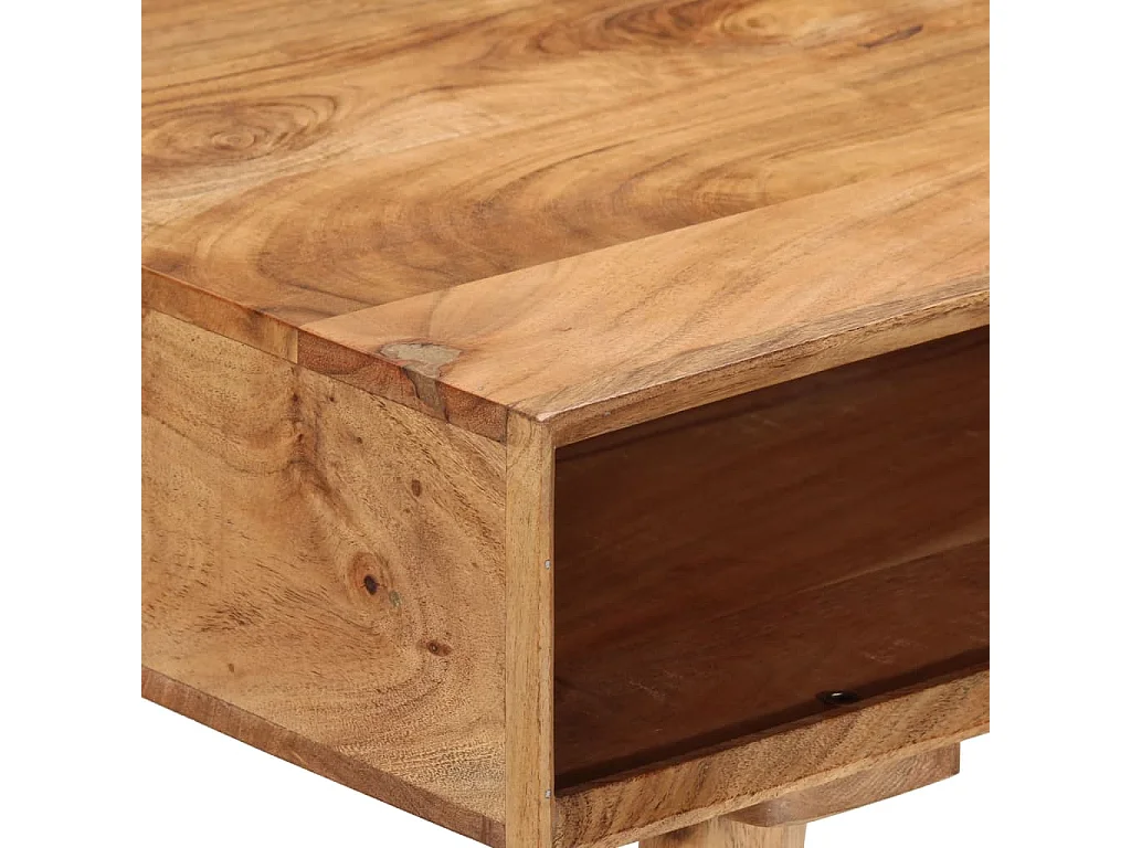 Bureau 115x50x76 cm Bois d'acacia massif FR30552