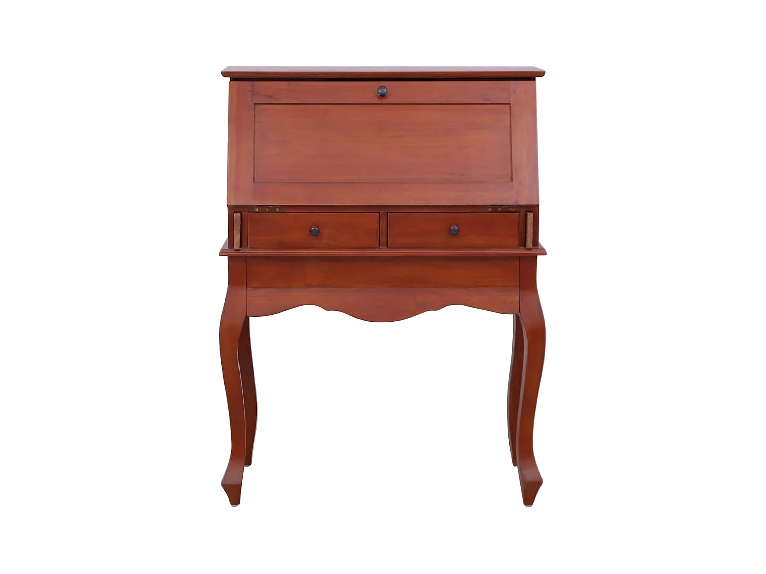 Bureau secrétaire Marron 78x42x103 cm Bois d'acajou massif FR50846
