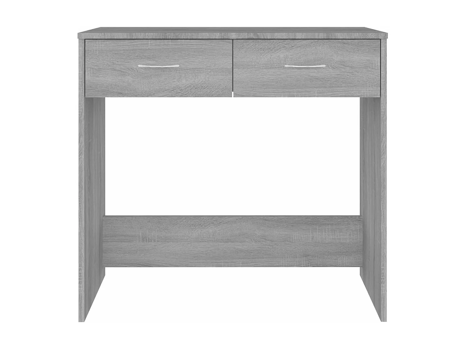 Bureau Sonoma gris 80x40x75 cm Bois d'ingénierie FR90485