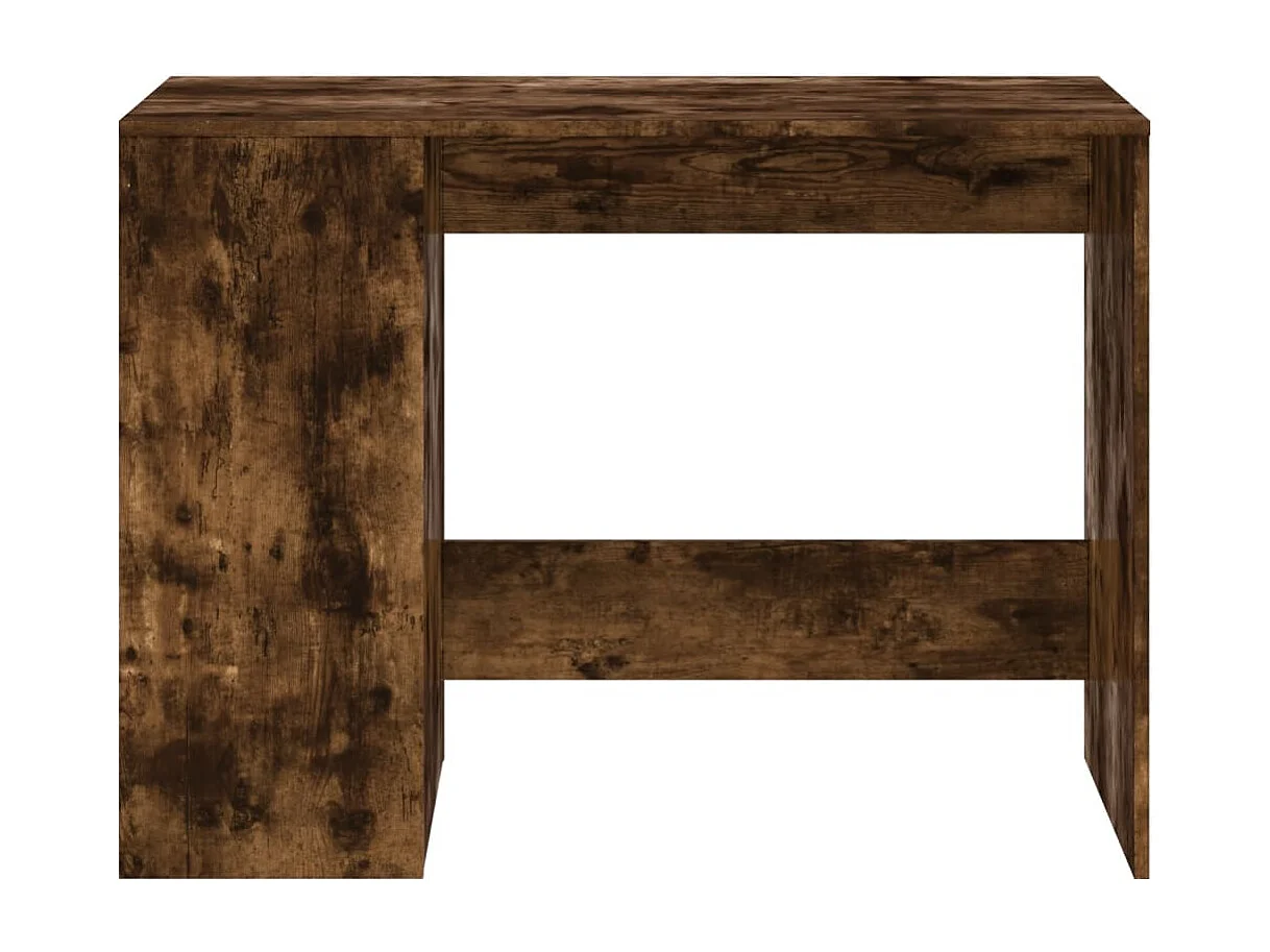 Bureau chêne fumé 102x50x75 cm bois d'ingénierie FR35026
