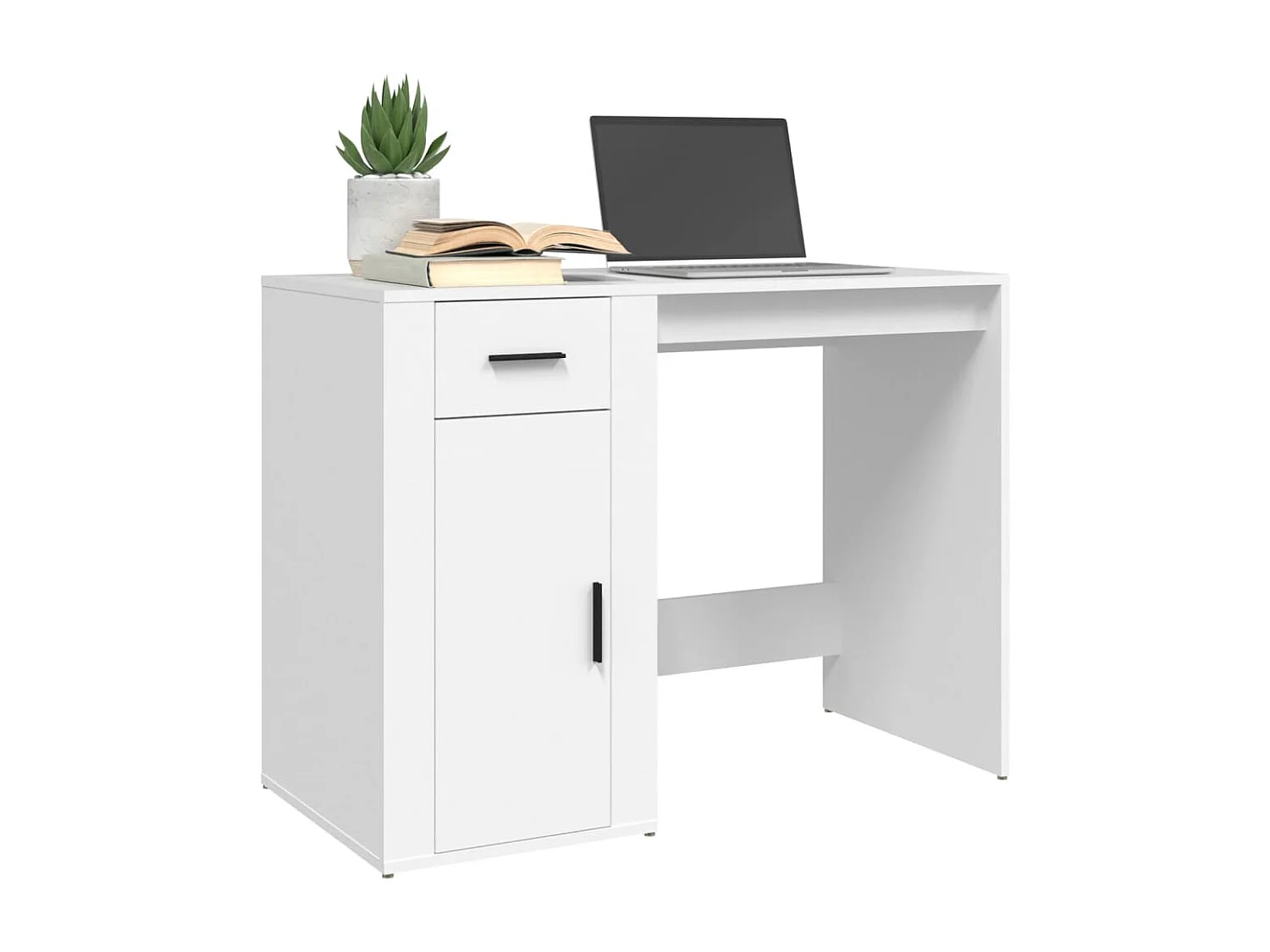 Bureau Blanc 100x49x75 cm Bois d'ingénierie FR47715
