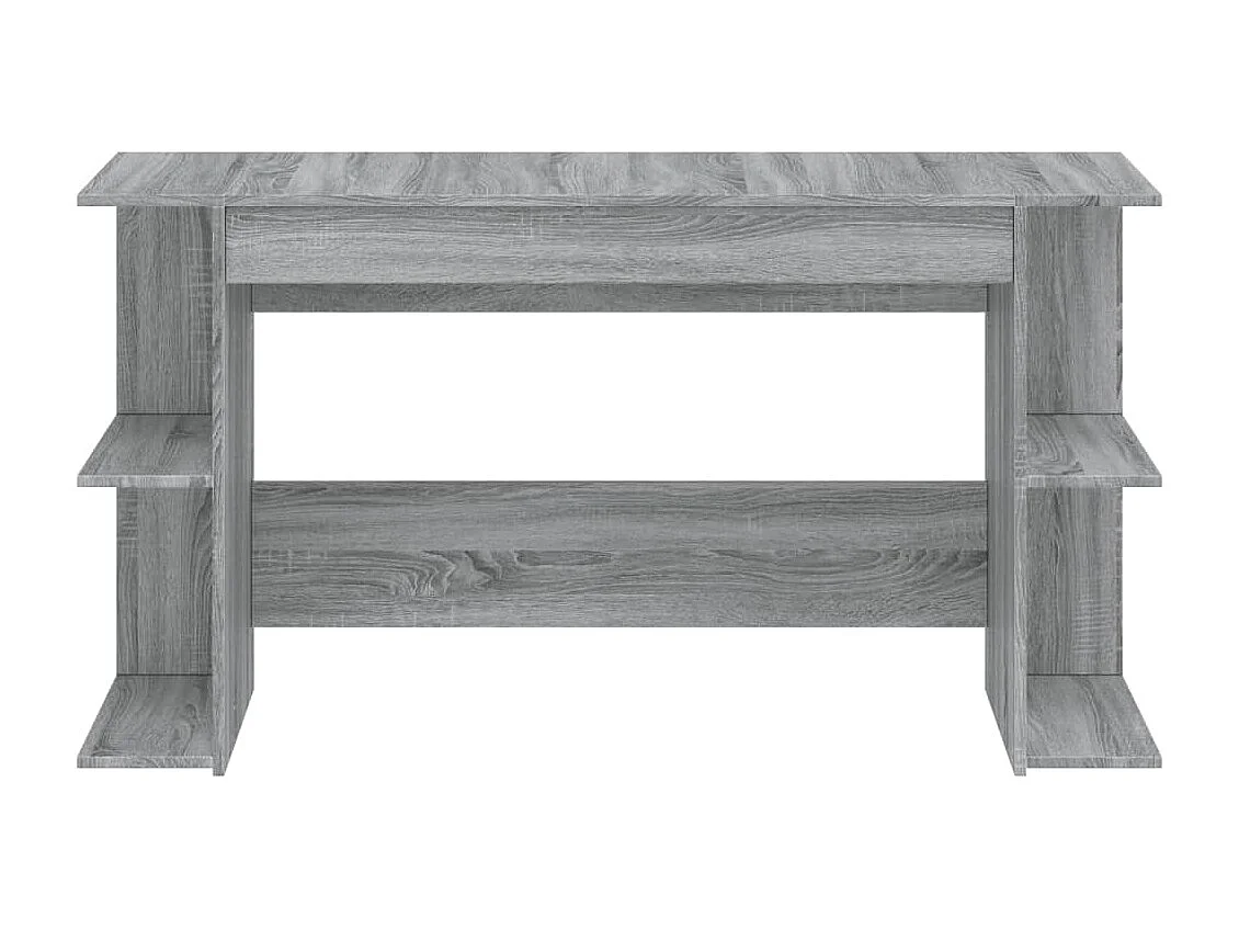 Bureau sonoma gris 140x50x75 cm bois d'ingénierie FR23322