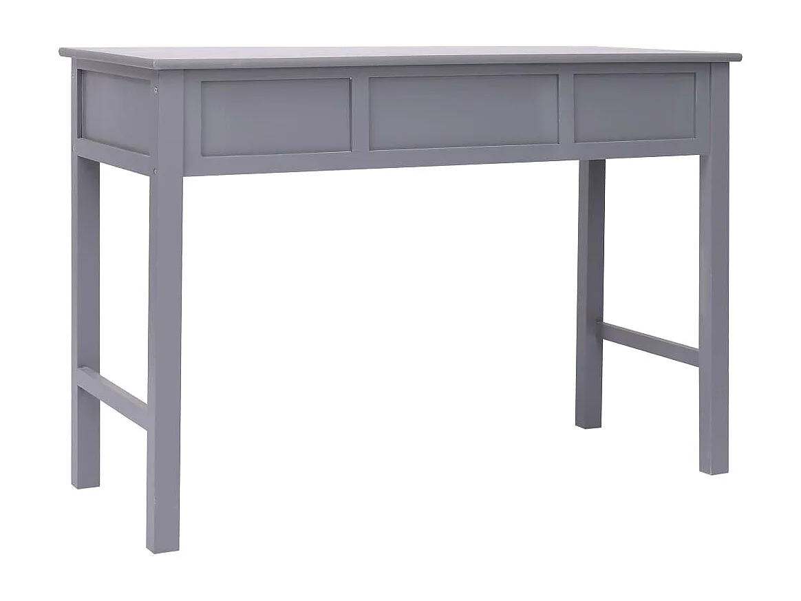 Schrijftafel 110x45x76 cm hout grijs BE240995