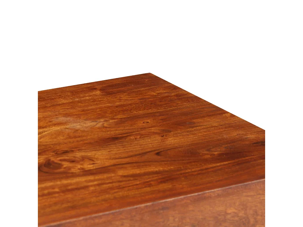 Bureau Bois d'acacia solide avec finition miel 110x50x76 cm FR30889