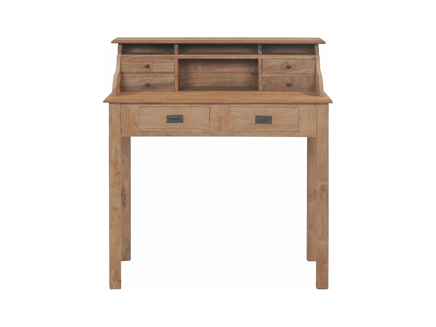 Bureau 90x50x100 cm bois de teck solide FR85441