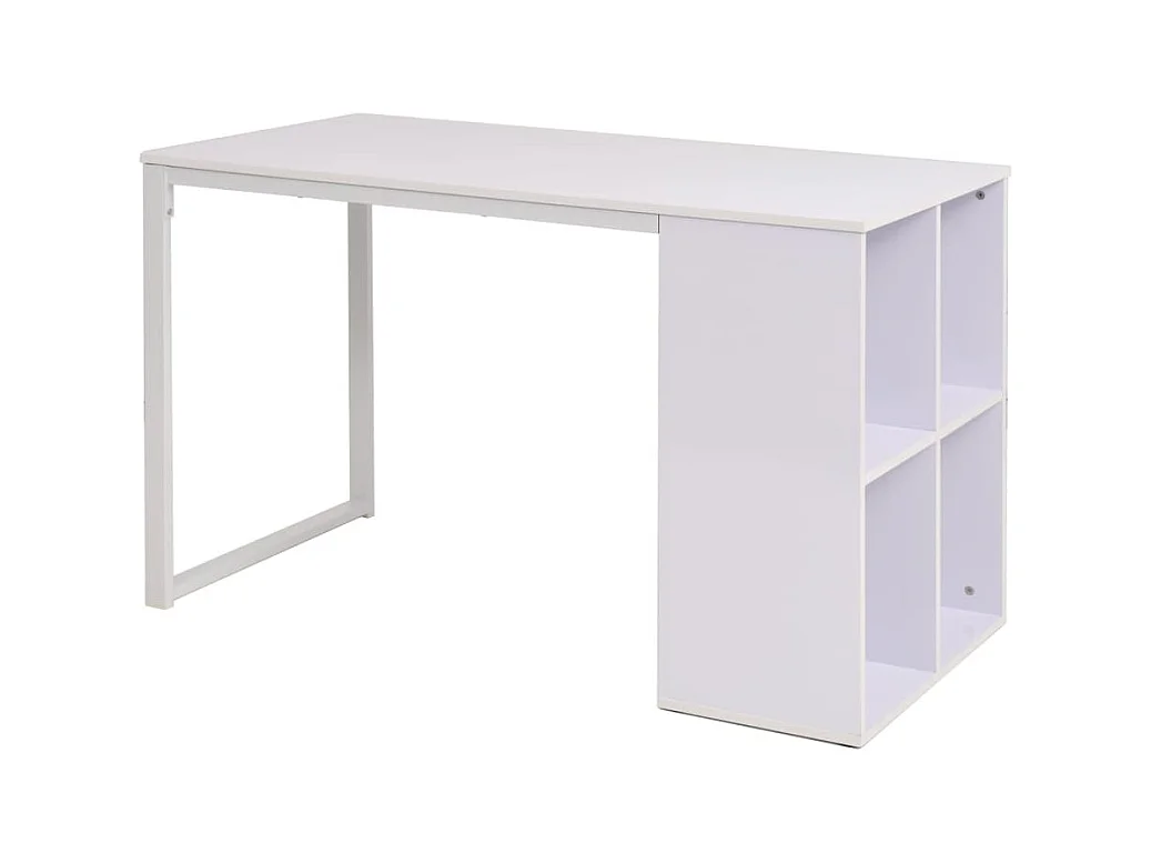 Bureau 120x60x75 cm Blanc FR31256