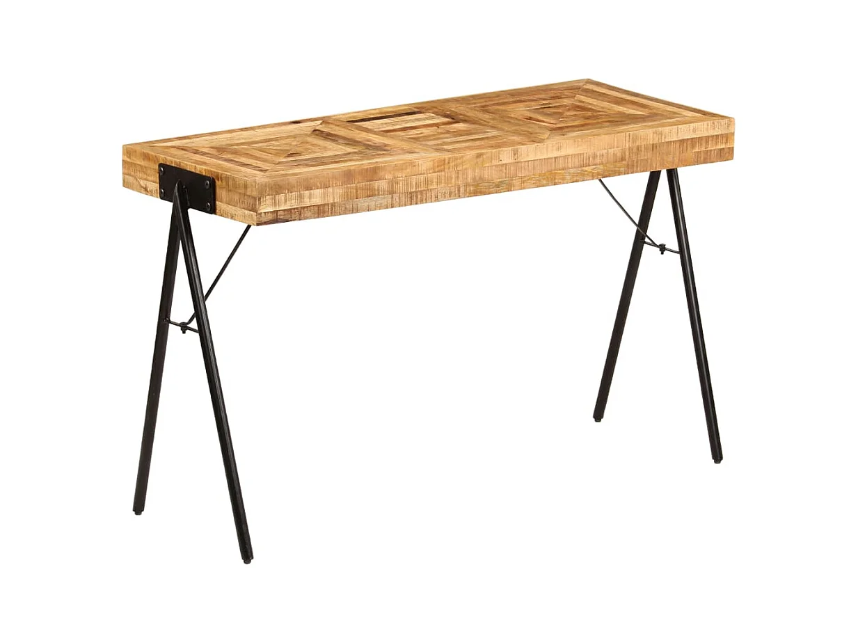 Table à écrire Bois de manguier massif 118 x 50 x 75 cm FR63849