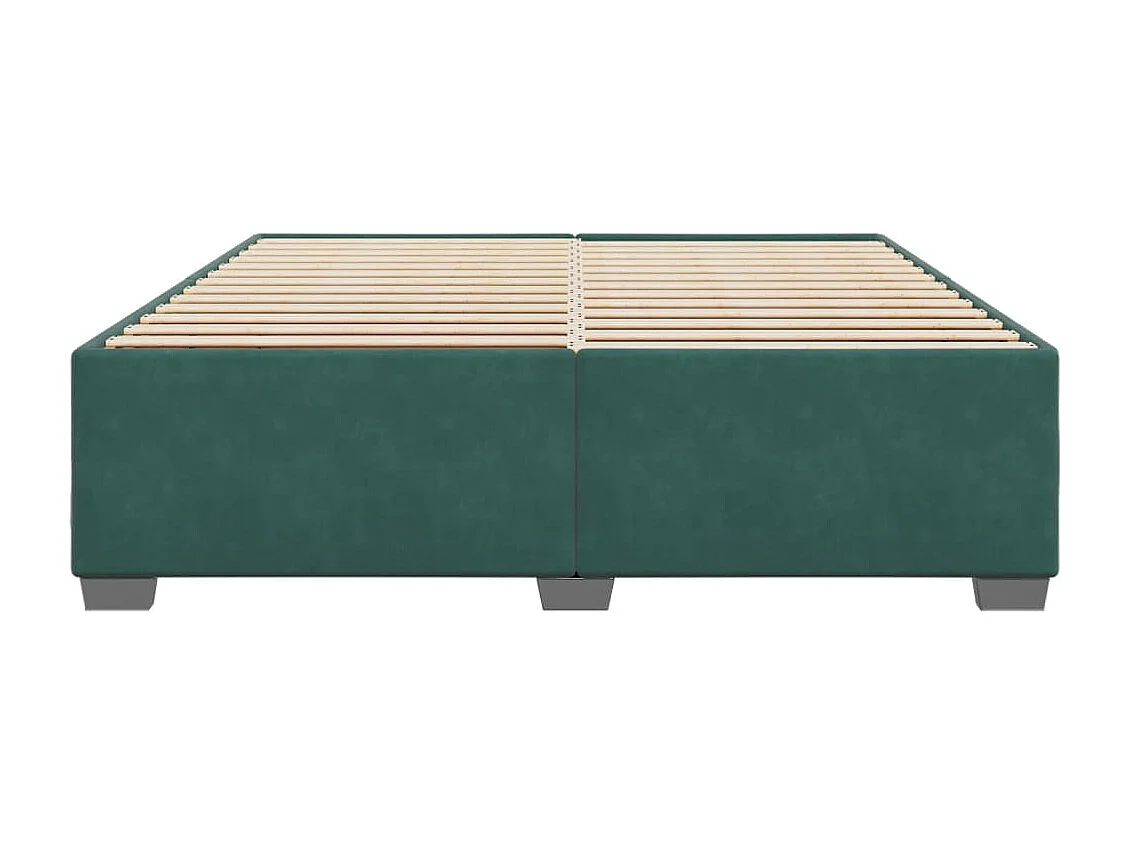 Bedframe fluweel donkergroen 200x200 cm BE771148
