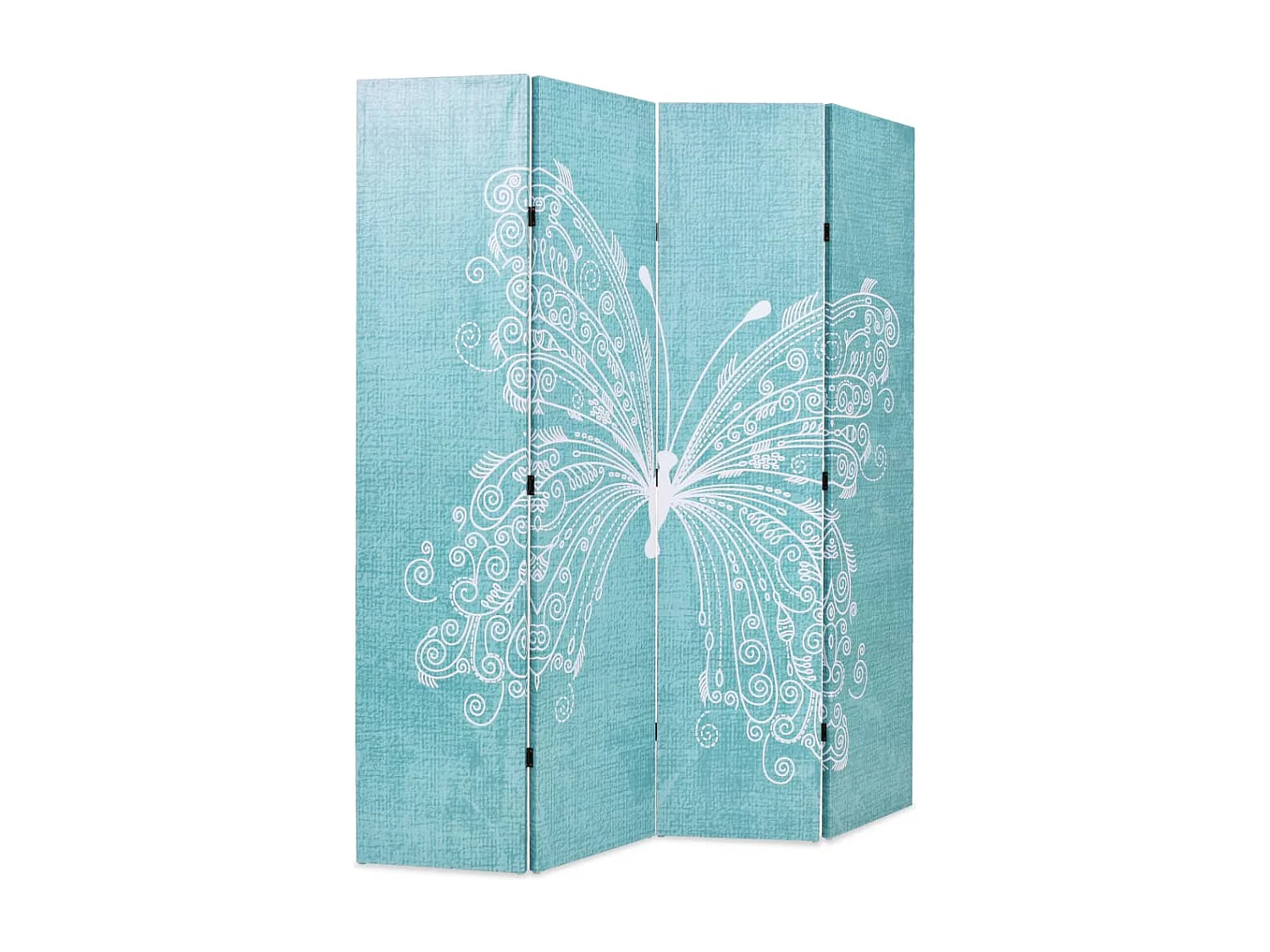Biombo divisor plegable 160x170 cm mariposa azul ES378045