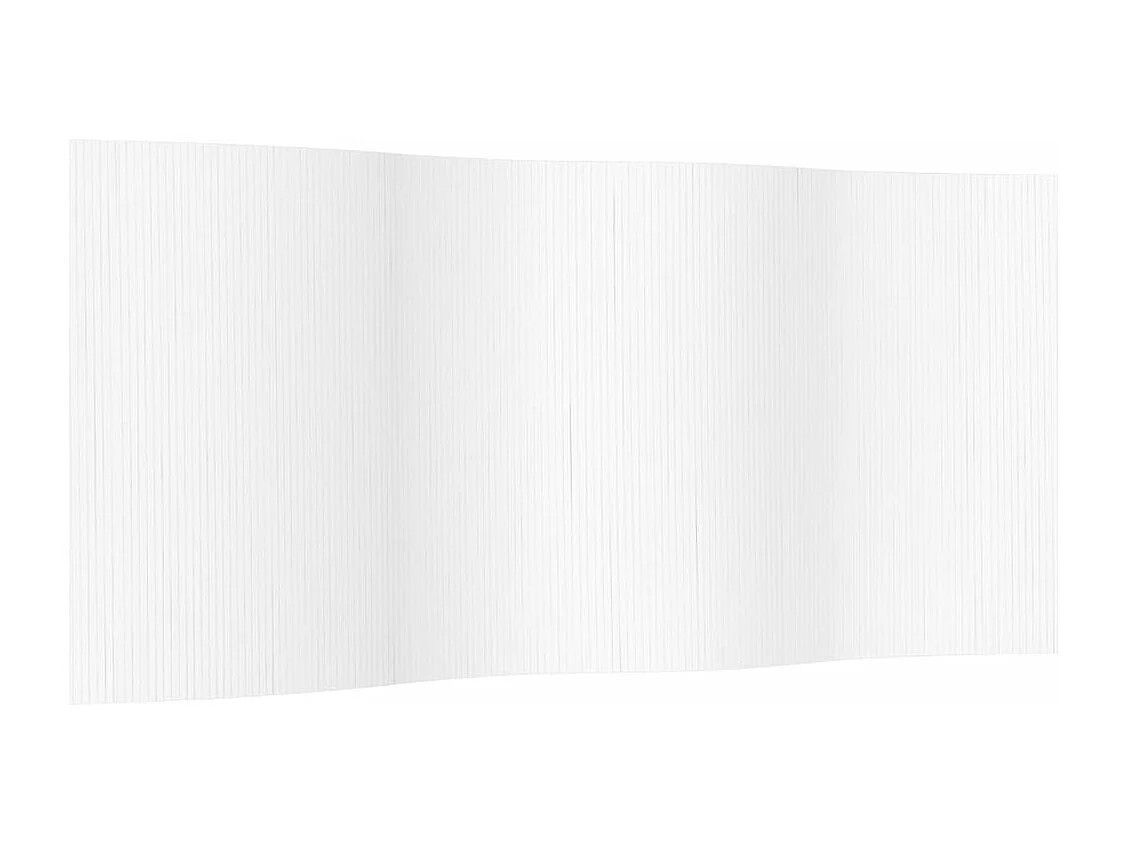 Kamerscherm 165x400 cm bamboe wit BE802908