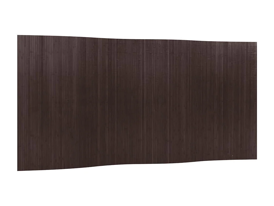 Kamerscherm 165x400 cm bamboe donkerbruin BE873322