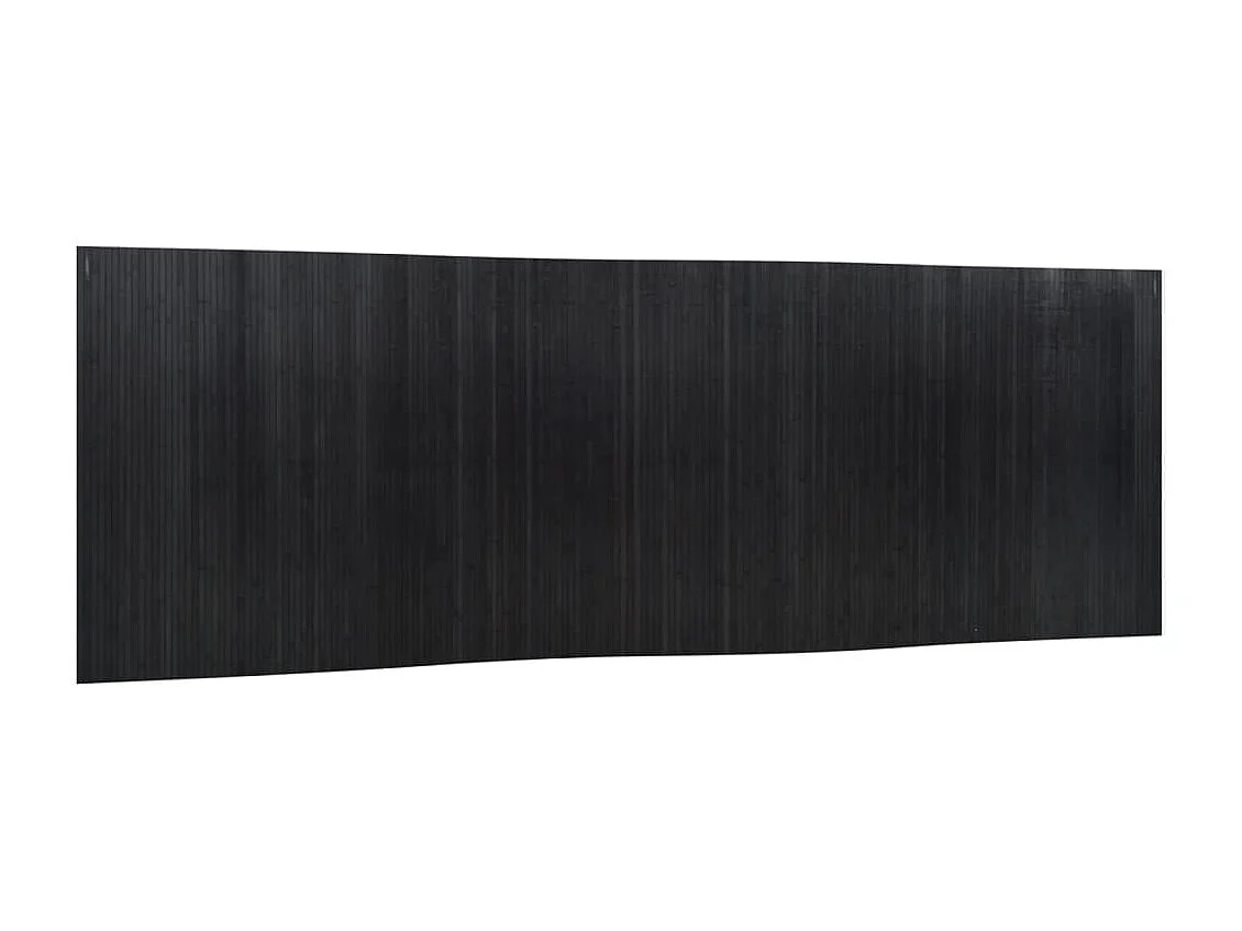 Paravent - Cloison de séparation noir 165x600 cm bambou FR32568