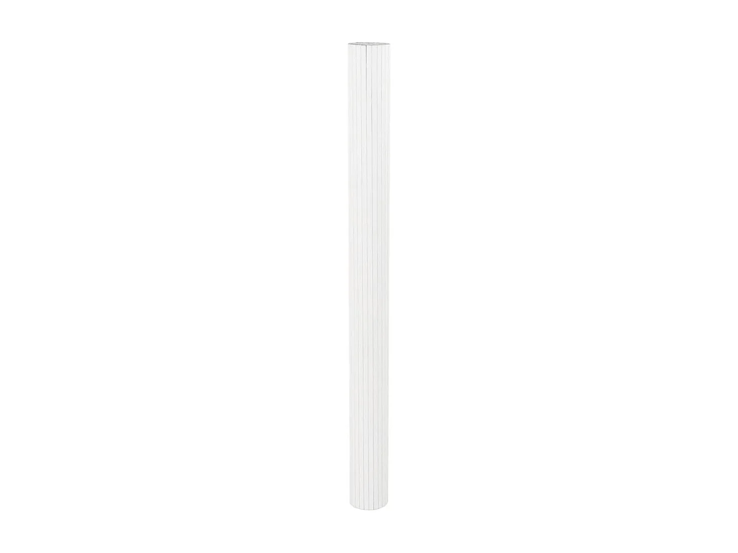 Biombo divisor de bambú blanco 165x800 cm ES857795