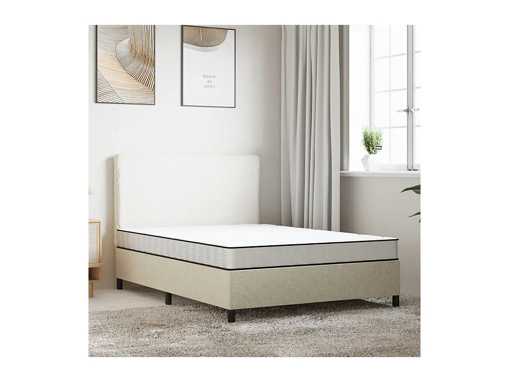 Matelas en mousse moyennement doux 140x190 cm FR43503