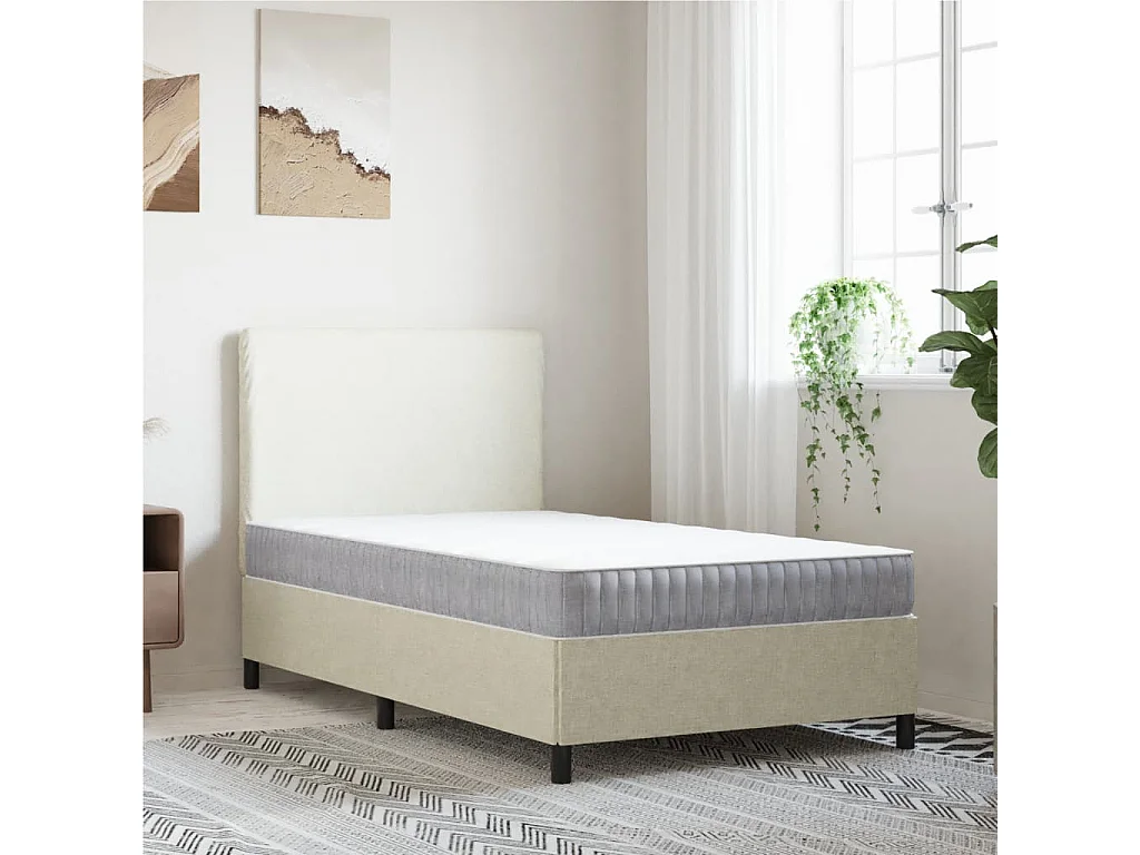 Matelas à ressorts ensachés moyen 120x200 cm FR84887