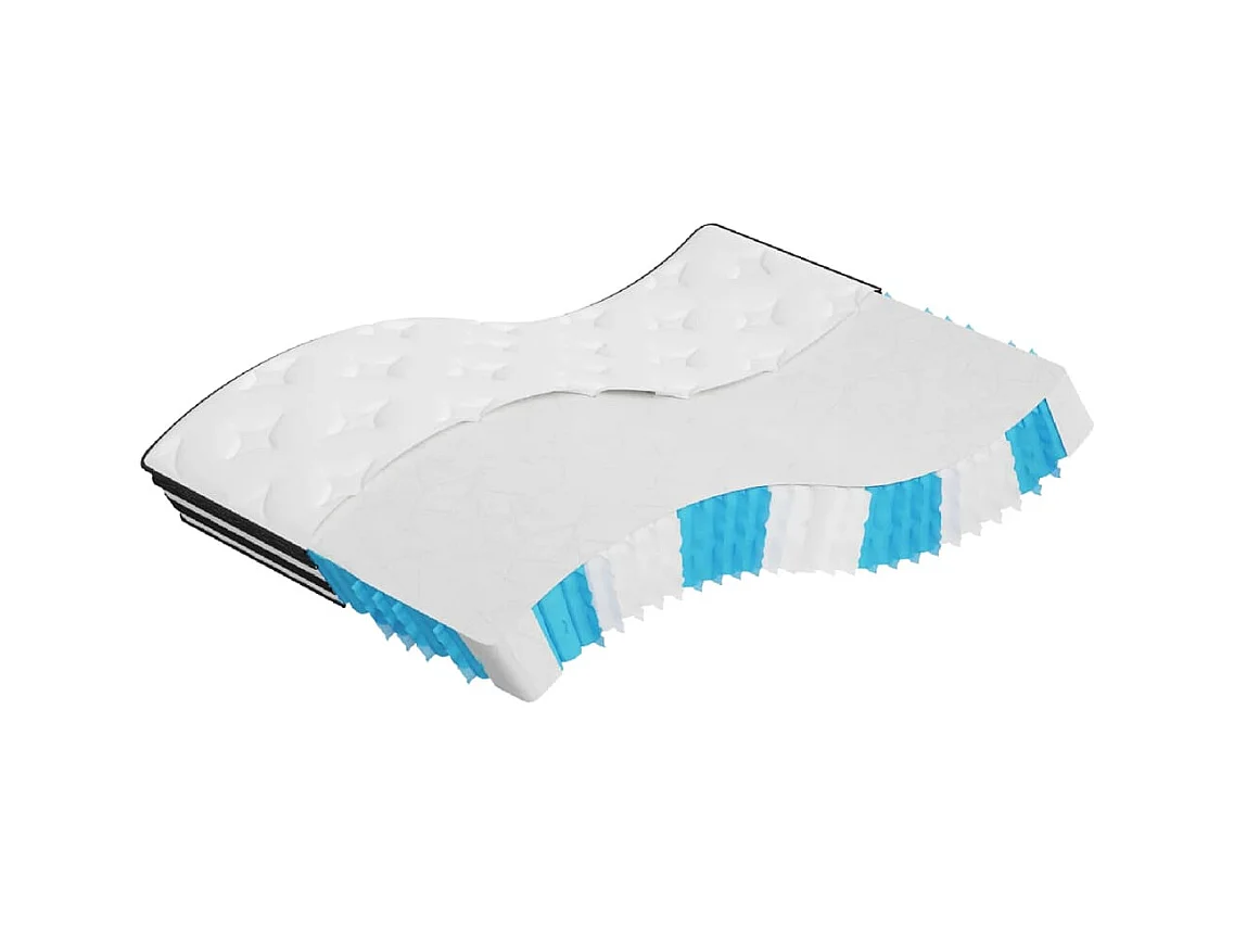 Colchón de muelles ensacados firmeza media 140x200 cm ES185390